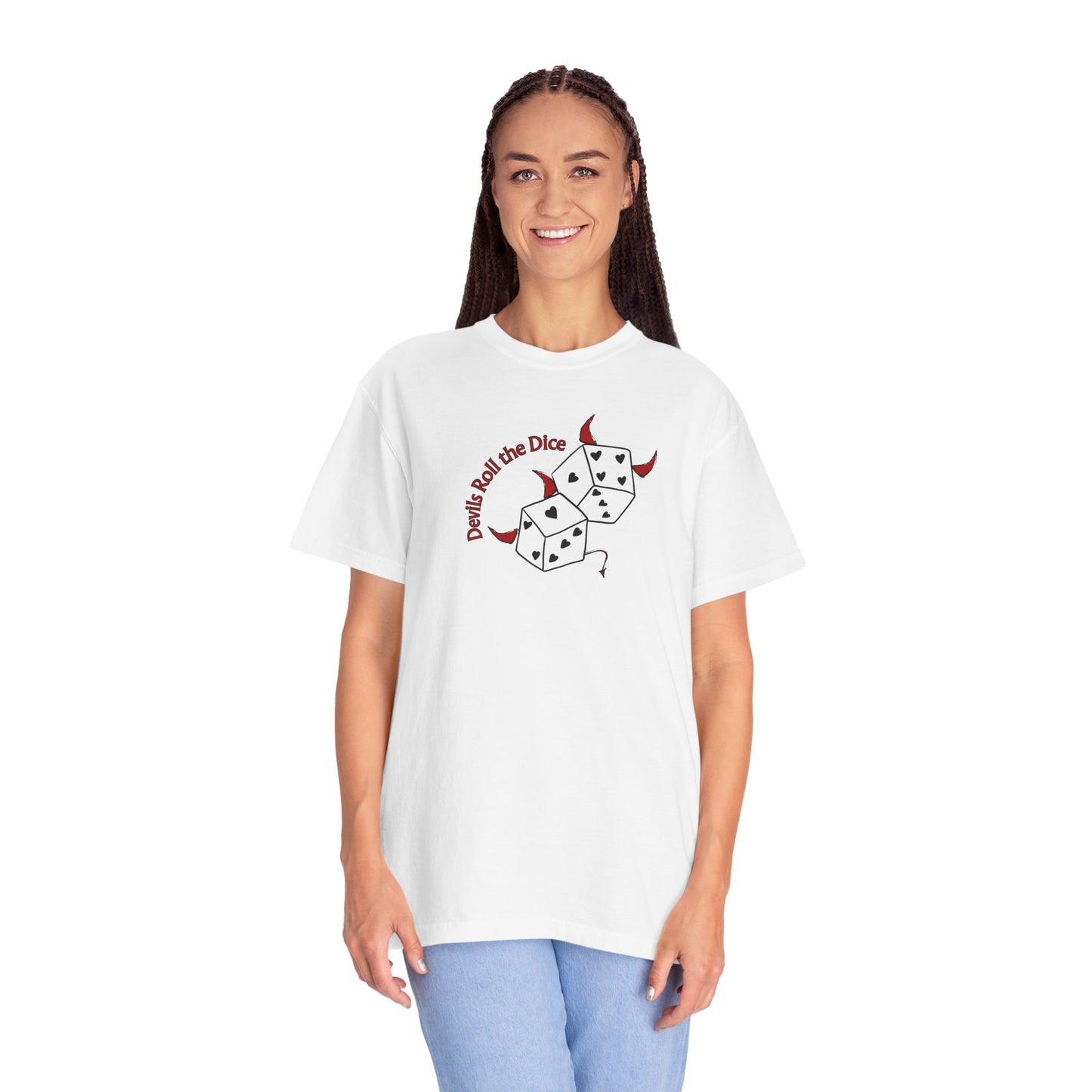 Devils Roll The Dice Comfort Colors Tee