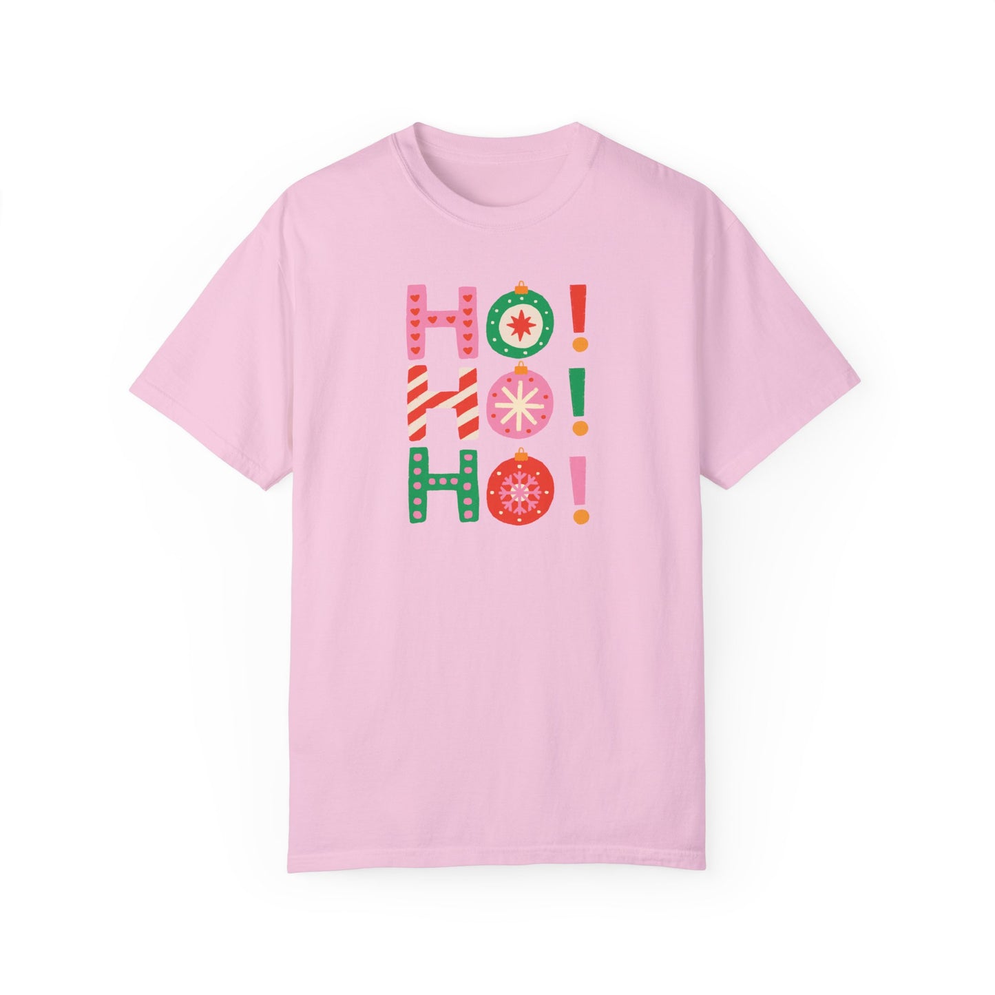 Ho Ho Ho Ornaments Comfort Colors Tee