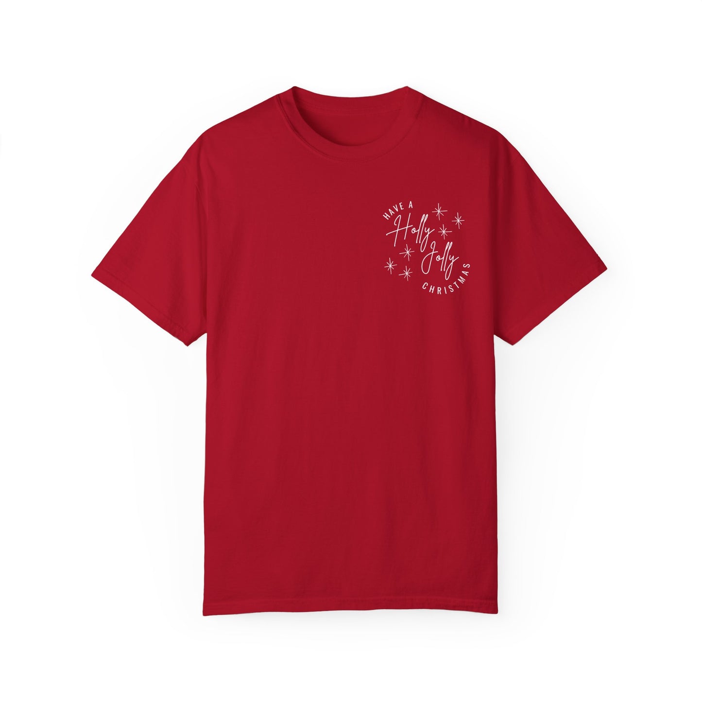 Holly Jolly Christmas Comfort Colors Tee