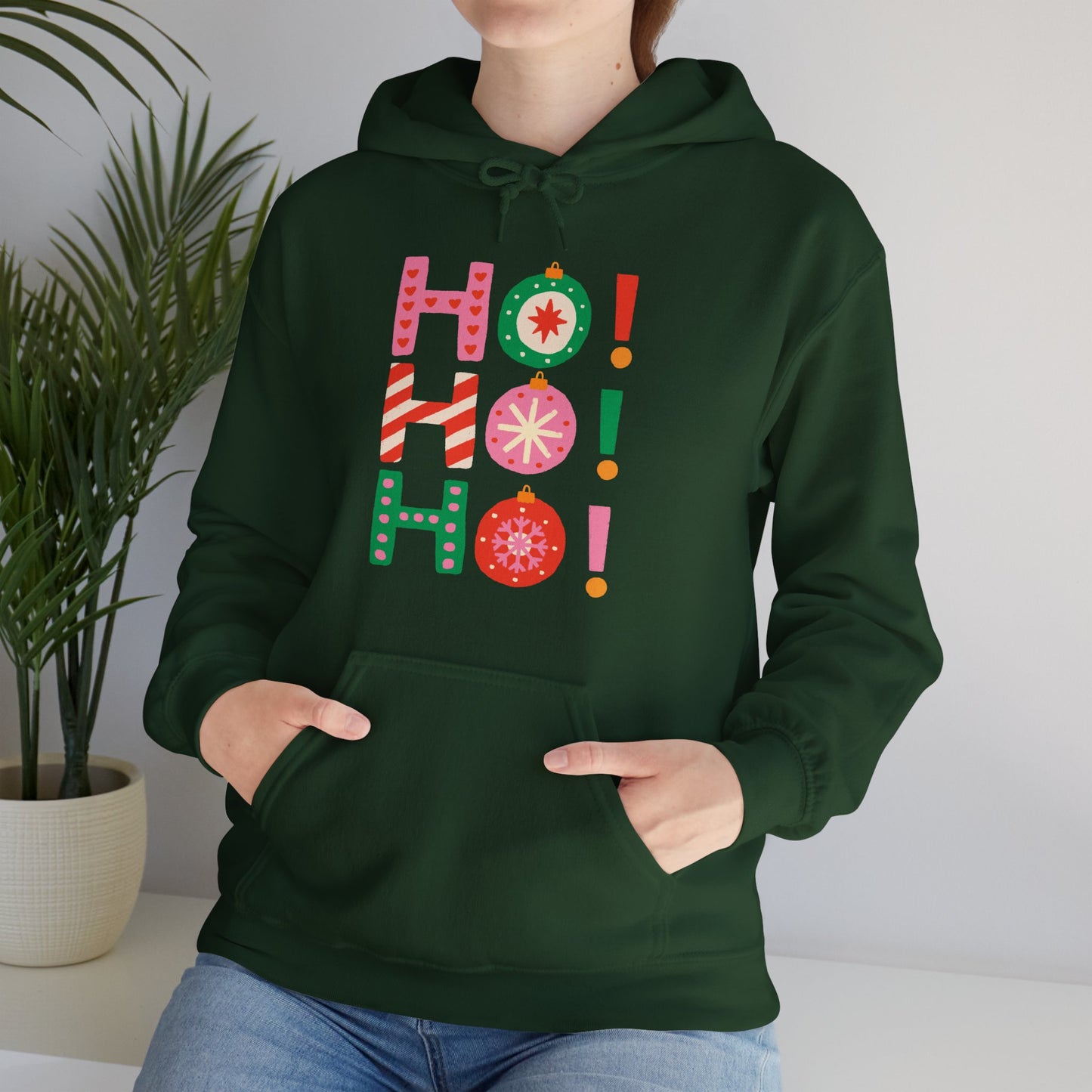 Ho Ho Ho Ornaments Unisex Hoodie