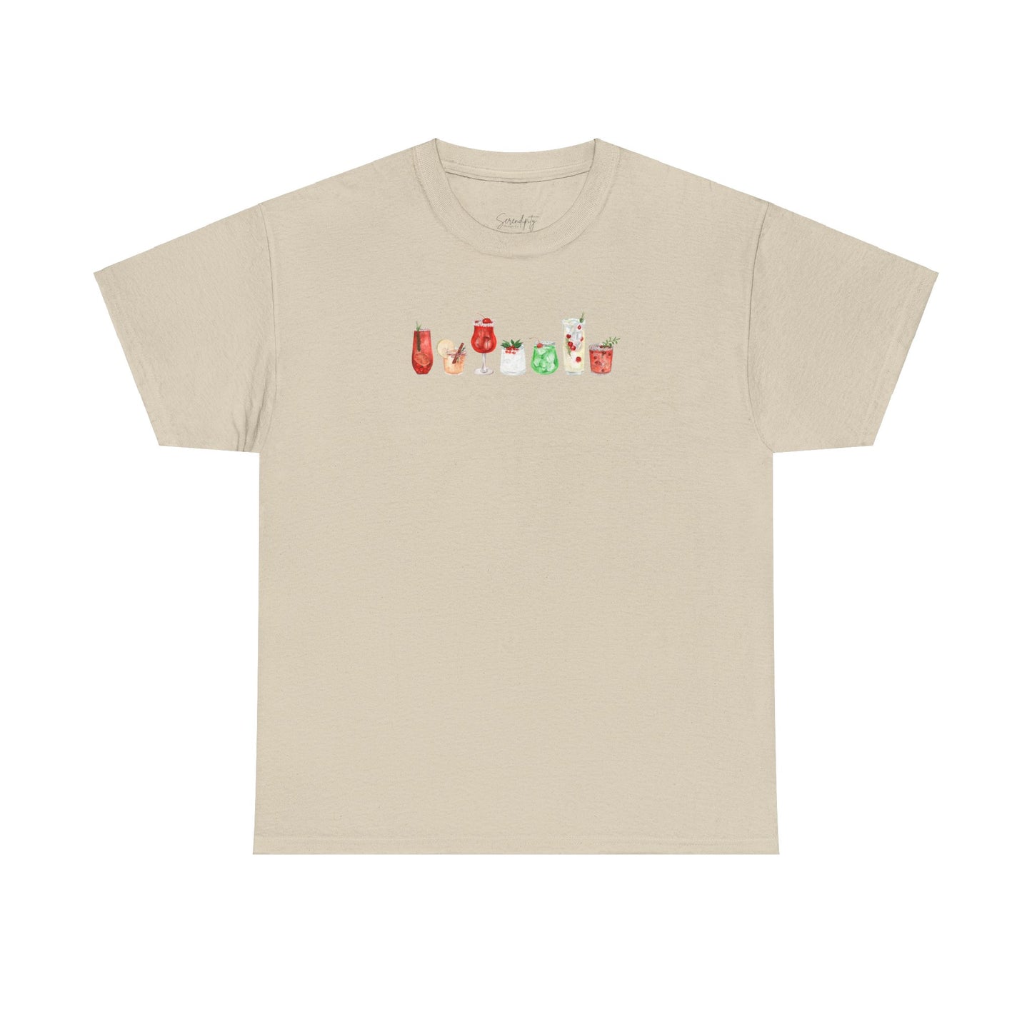 Christmas Cocktails Unisex Tee