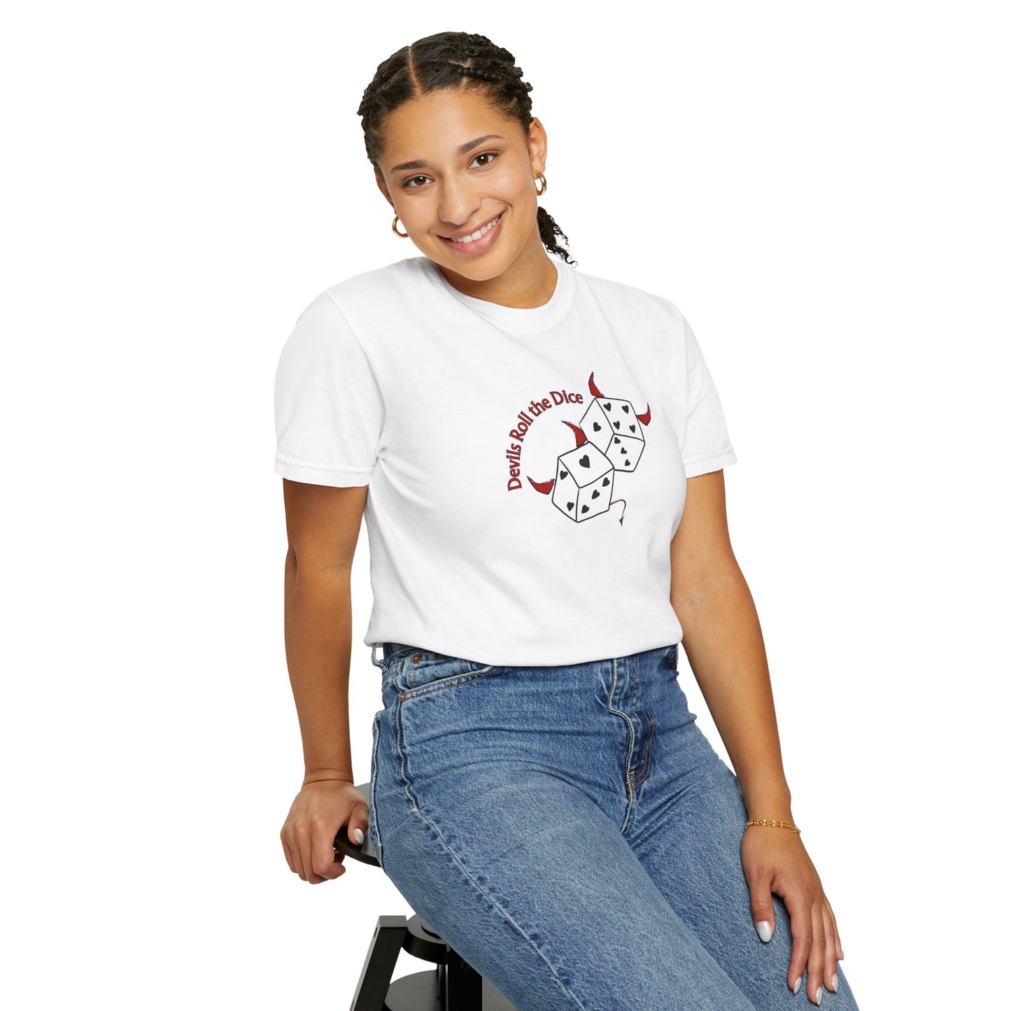 Devils Roll The Dice Comfort Colors Tee