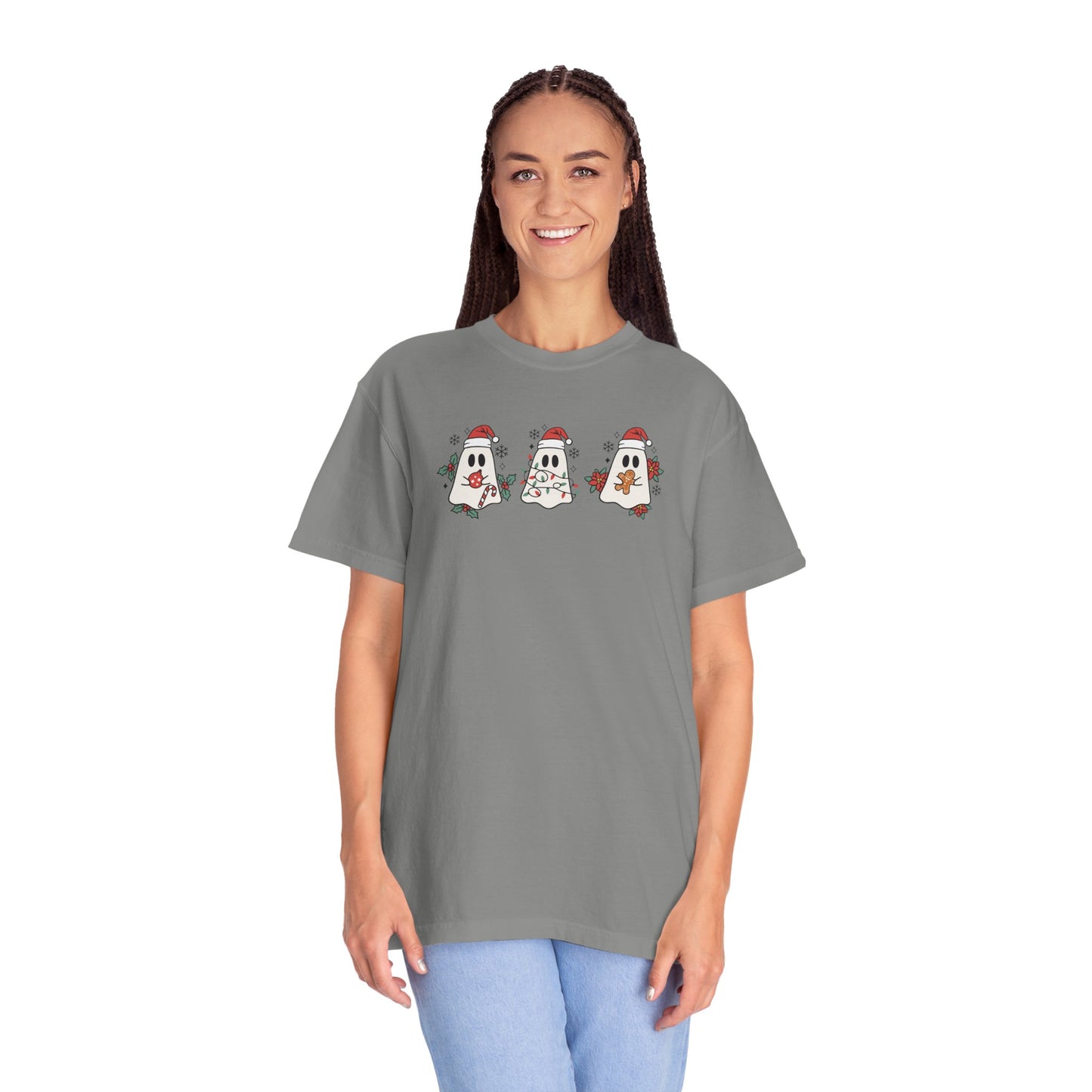 Christmas Ghosties Comfort Colors Tee