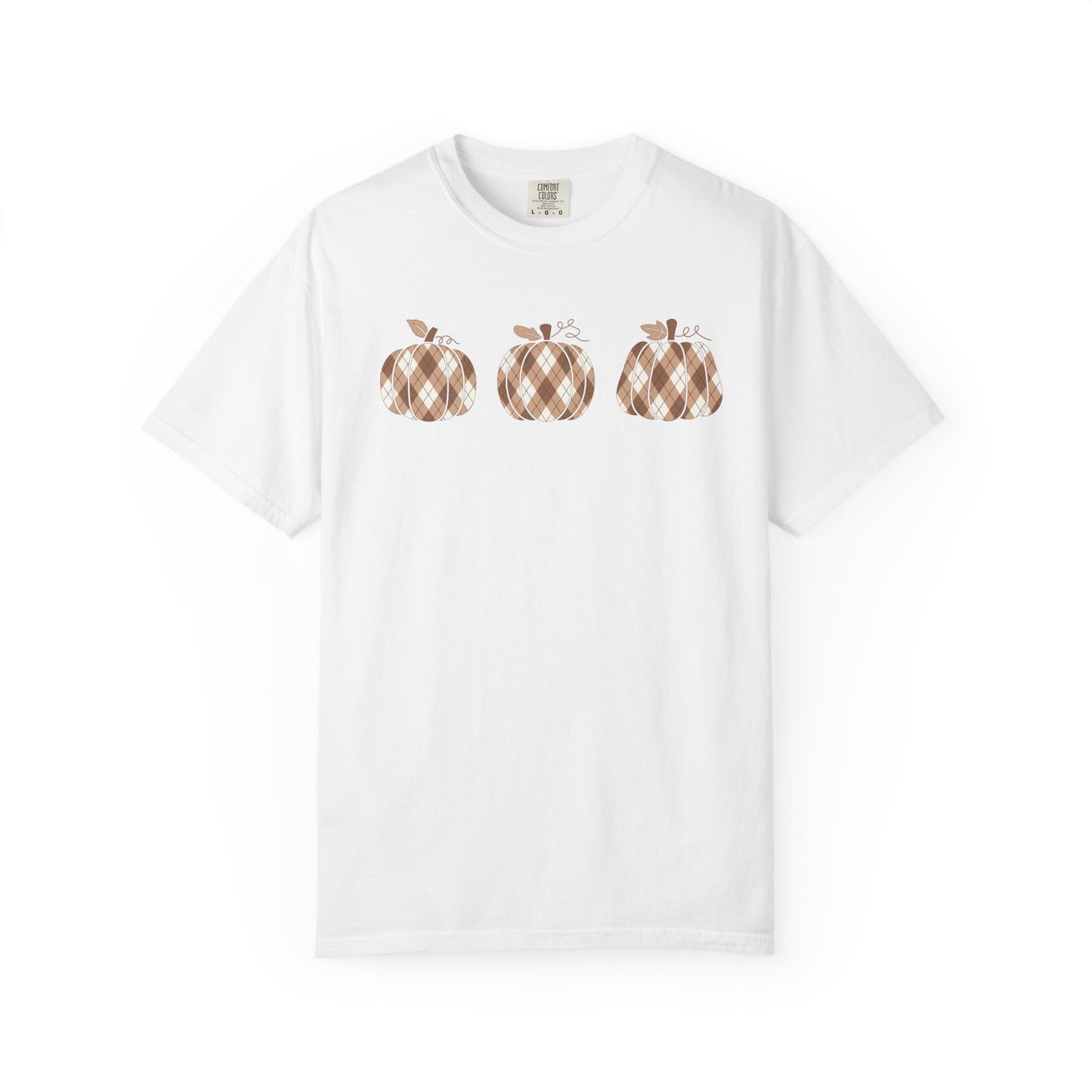 Plaid Pumpkins Comfort Colors Tee