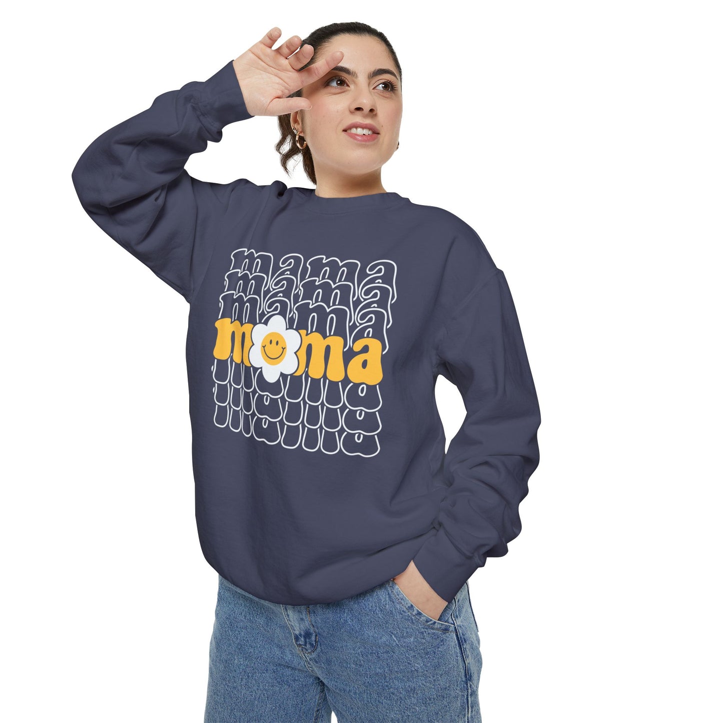 Mama Daisy Comfort Colors Sweatshirt