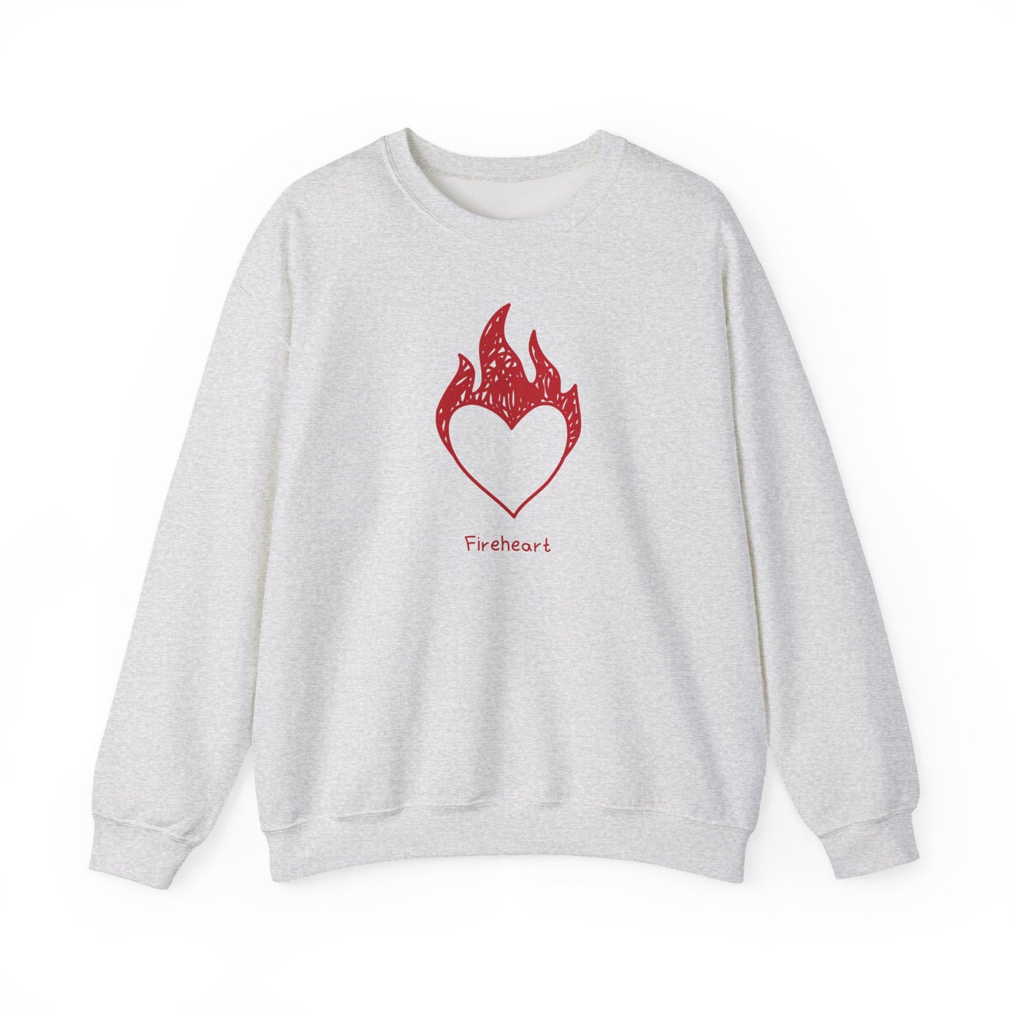 Fireheart Hand-drawn Crewneck Sweatshirt
