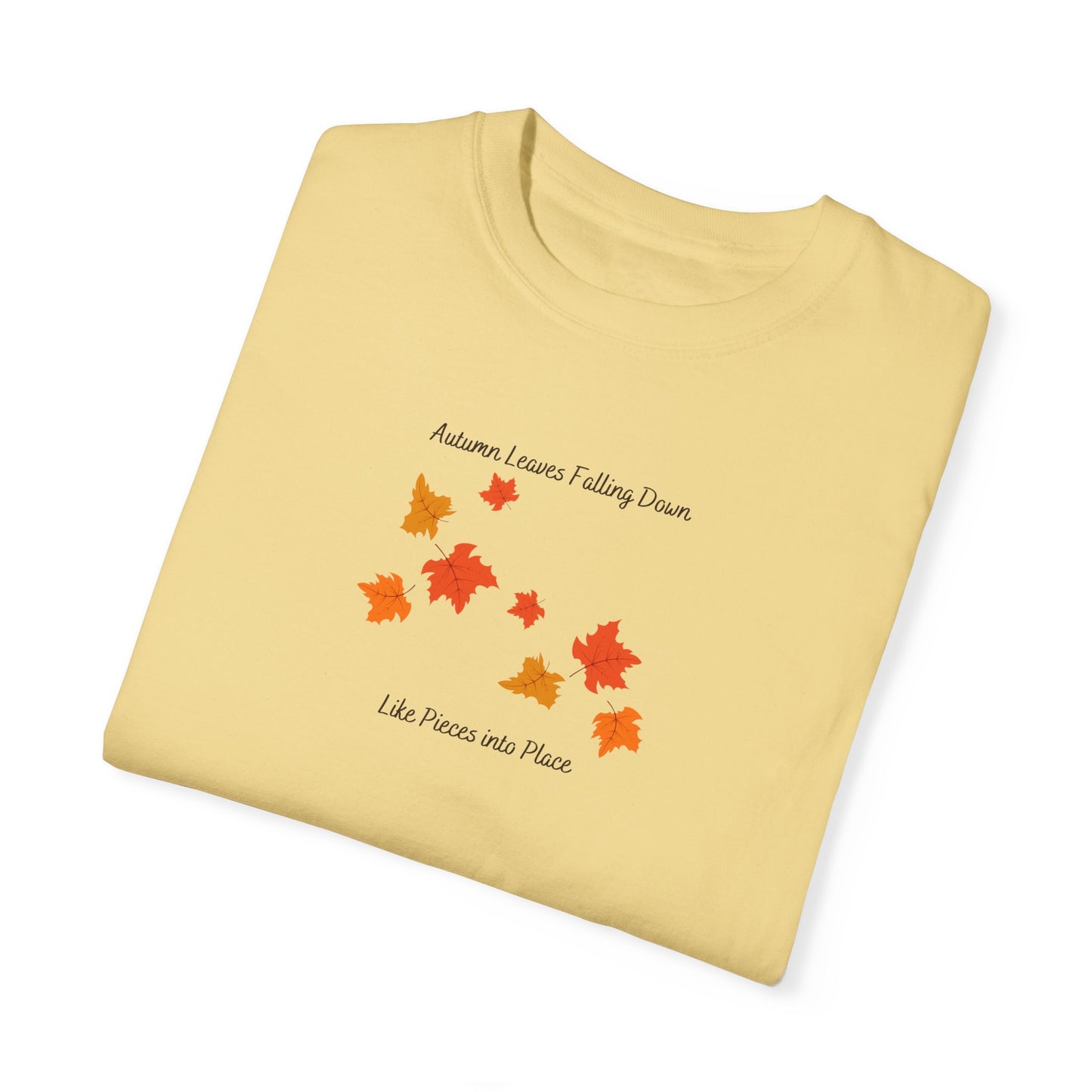 Autumn Leaves Comfort Colors Tee