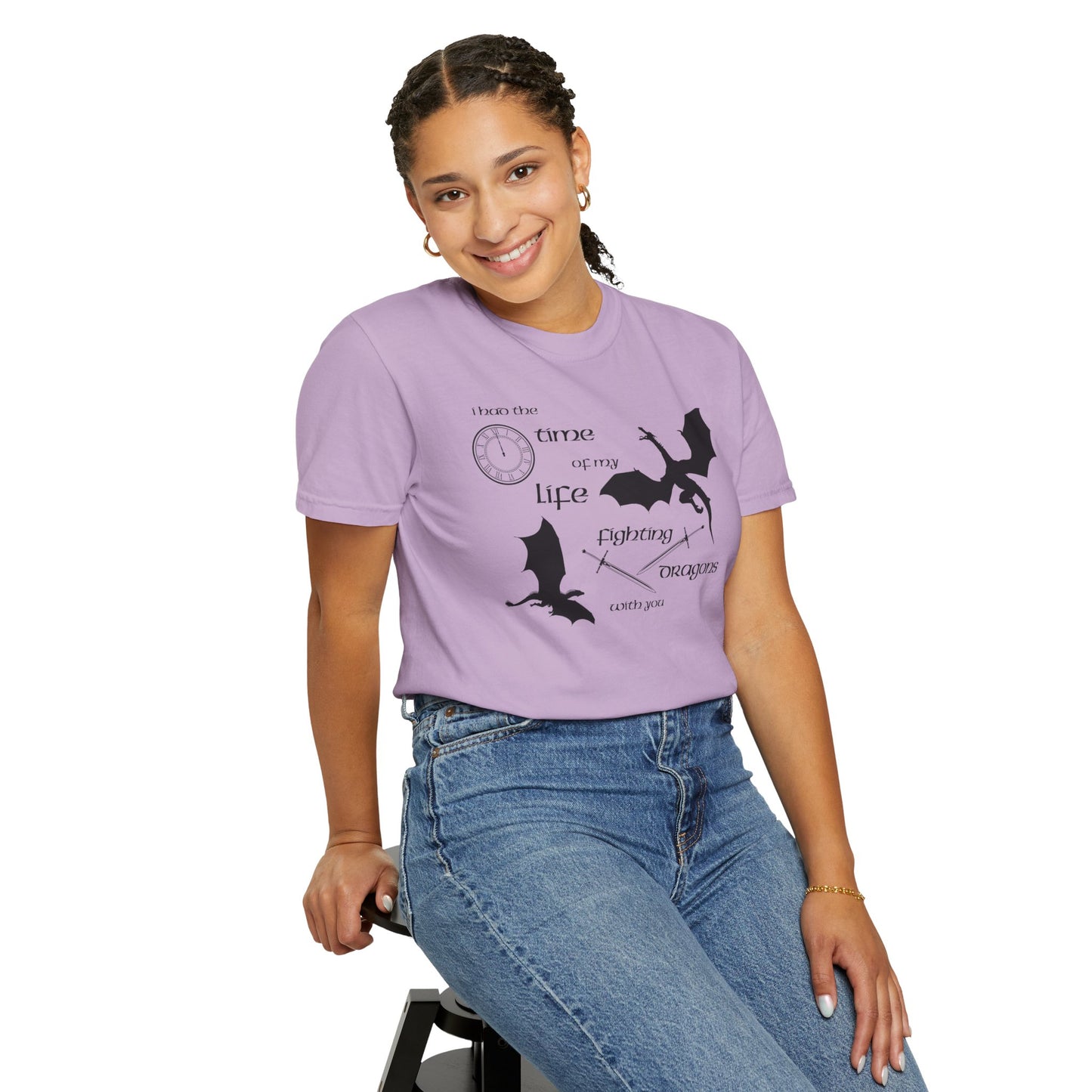 Fighting Dragons With You Comfort Colors Tee