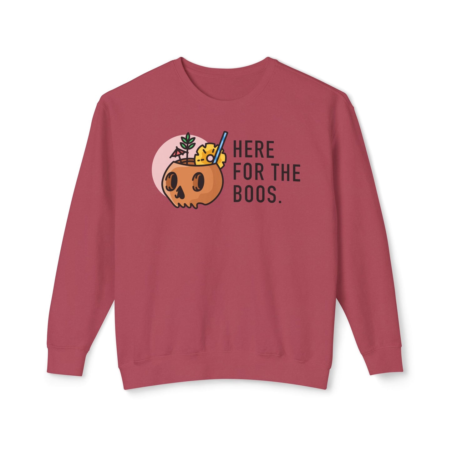 Here For The Boos Comfort Colors Sweatshirt