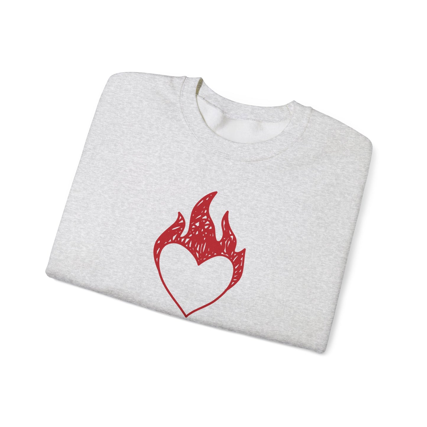 Fireheart Hand-drawn Crewneck Sweatshirt