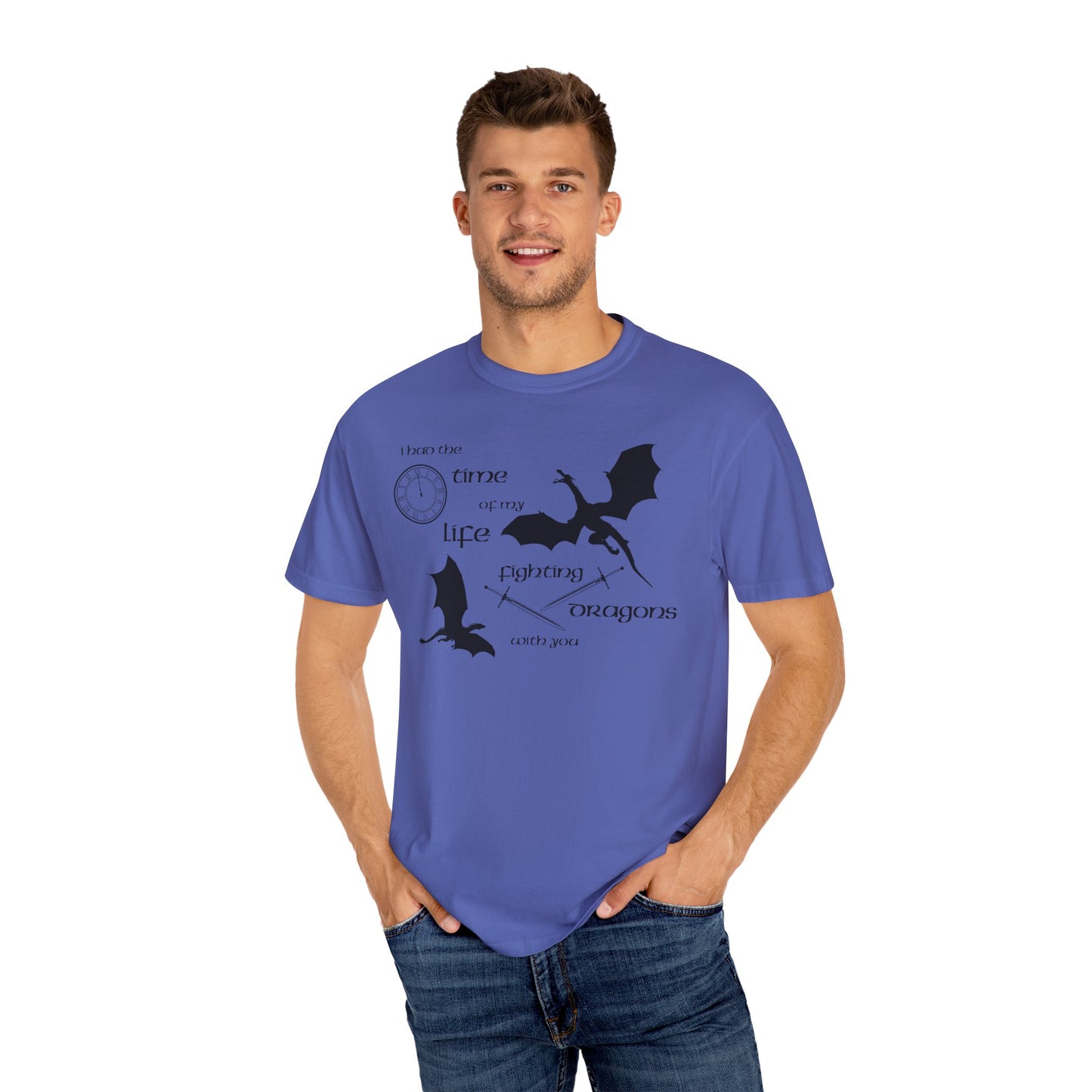 Fighting Dragons With You Comfort Colors Tee