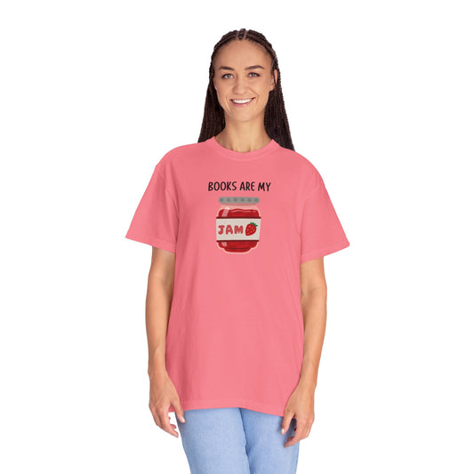 Books Are My Jam Comfort Colors Tee