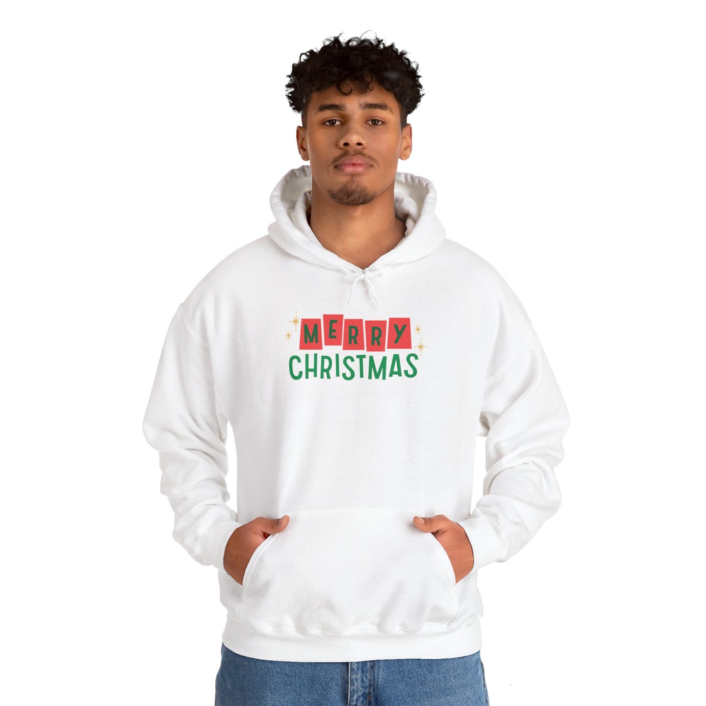 Retro Merry Christmas Unisex Hoodie