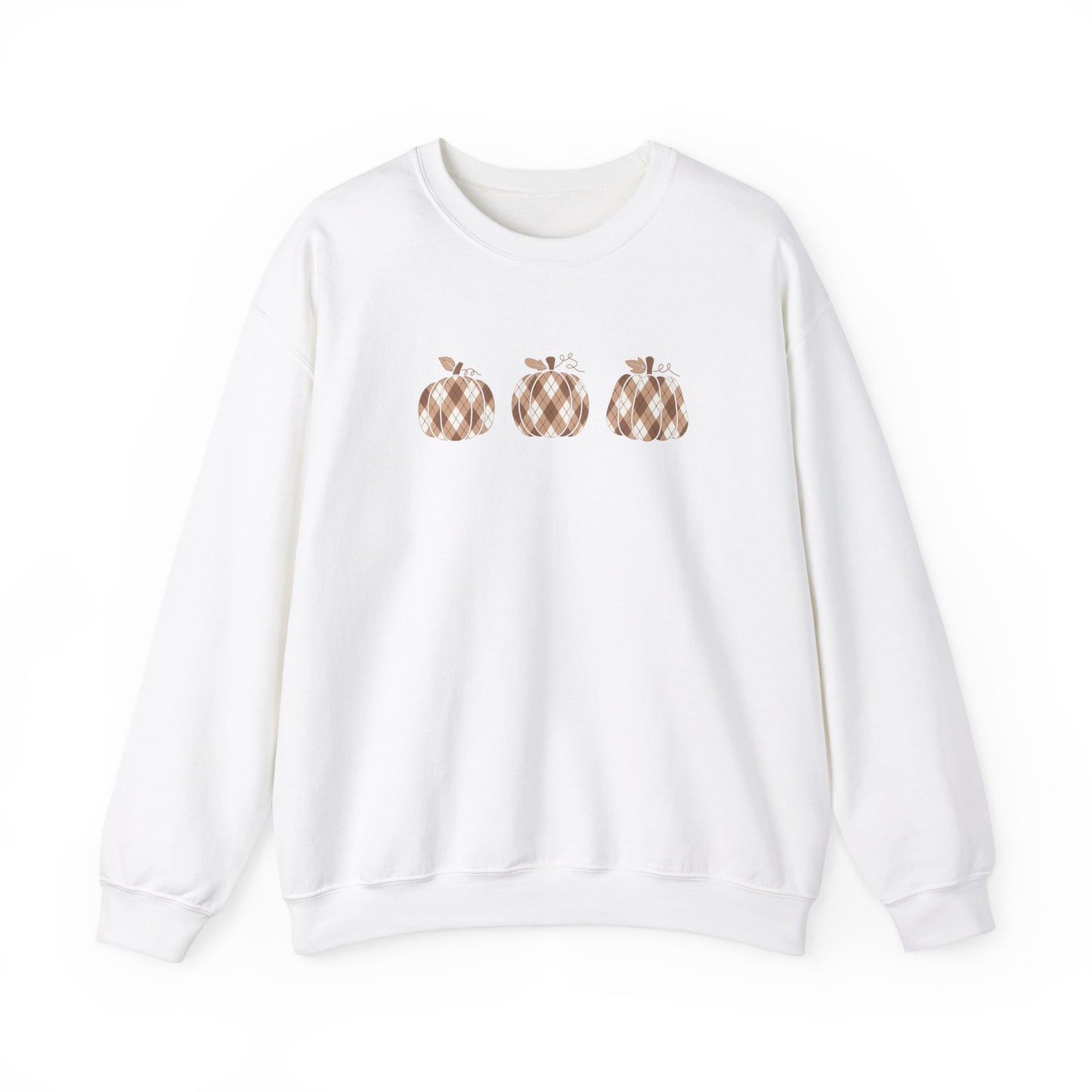 Plaid Pumpkins Unisex Crewneck