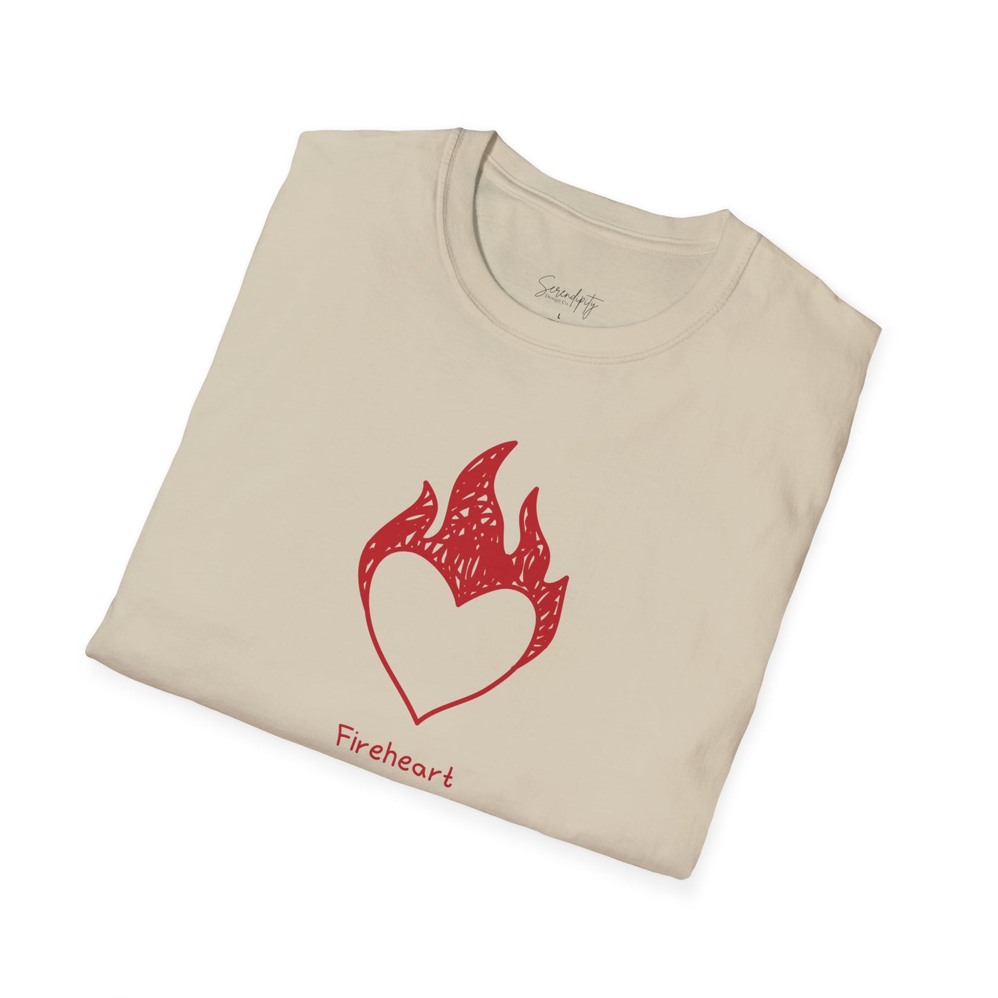 Fireheart Hand-drawn Soft Style Tee