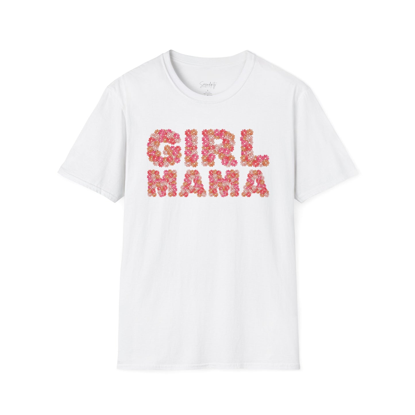 Girl Mama Retro Floral Soft Style Tee
