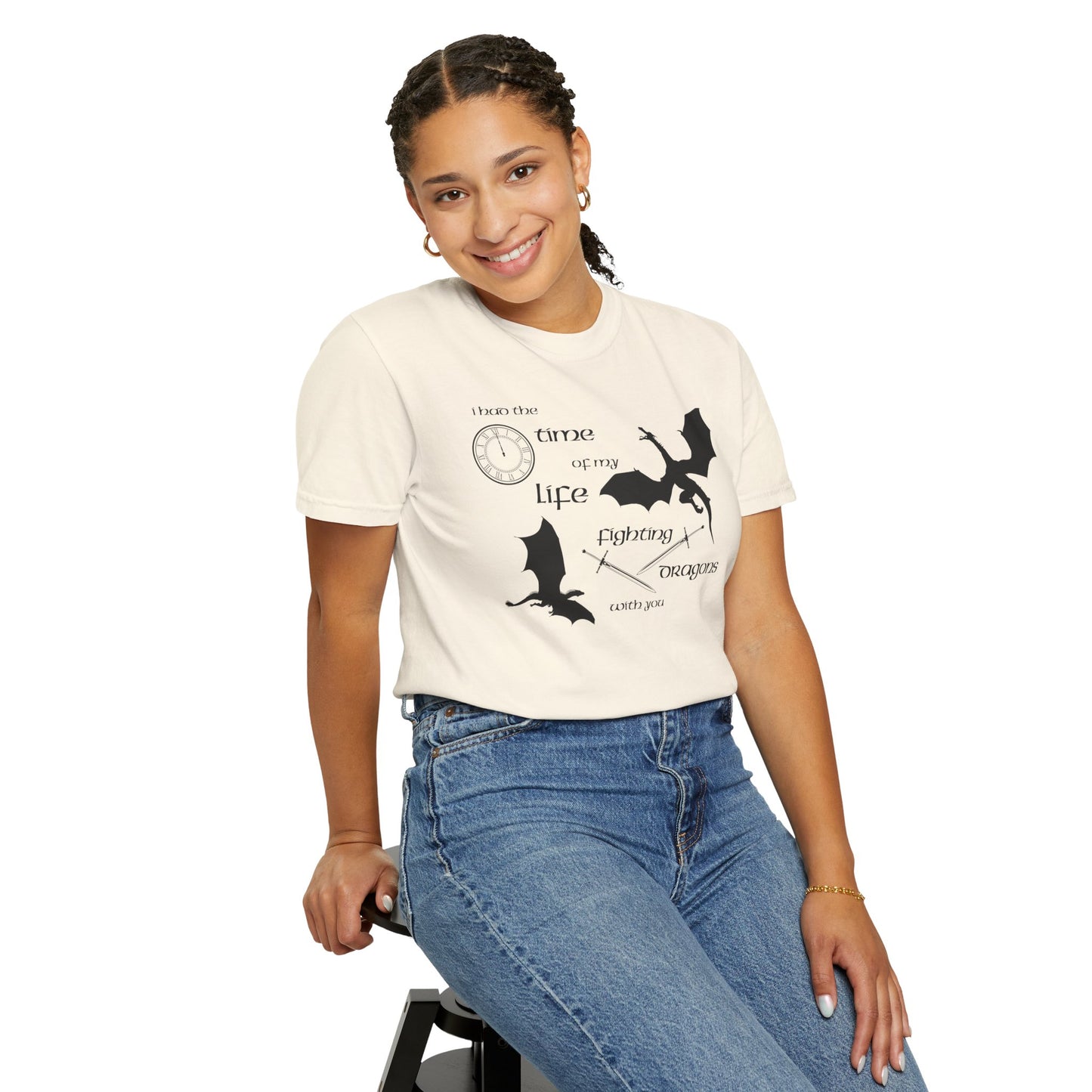Fighting Dragons With You Comfort Colors Tee