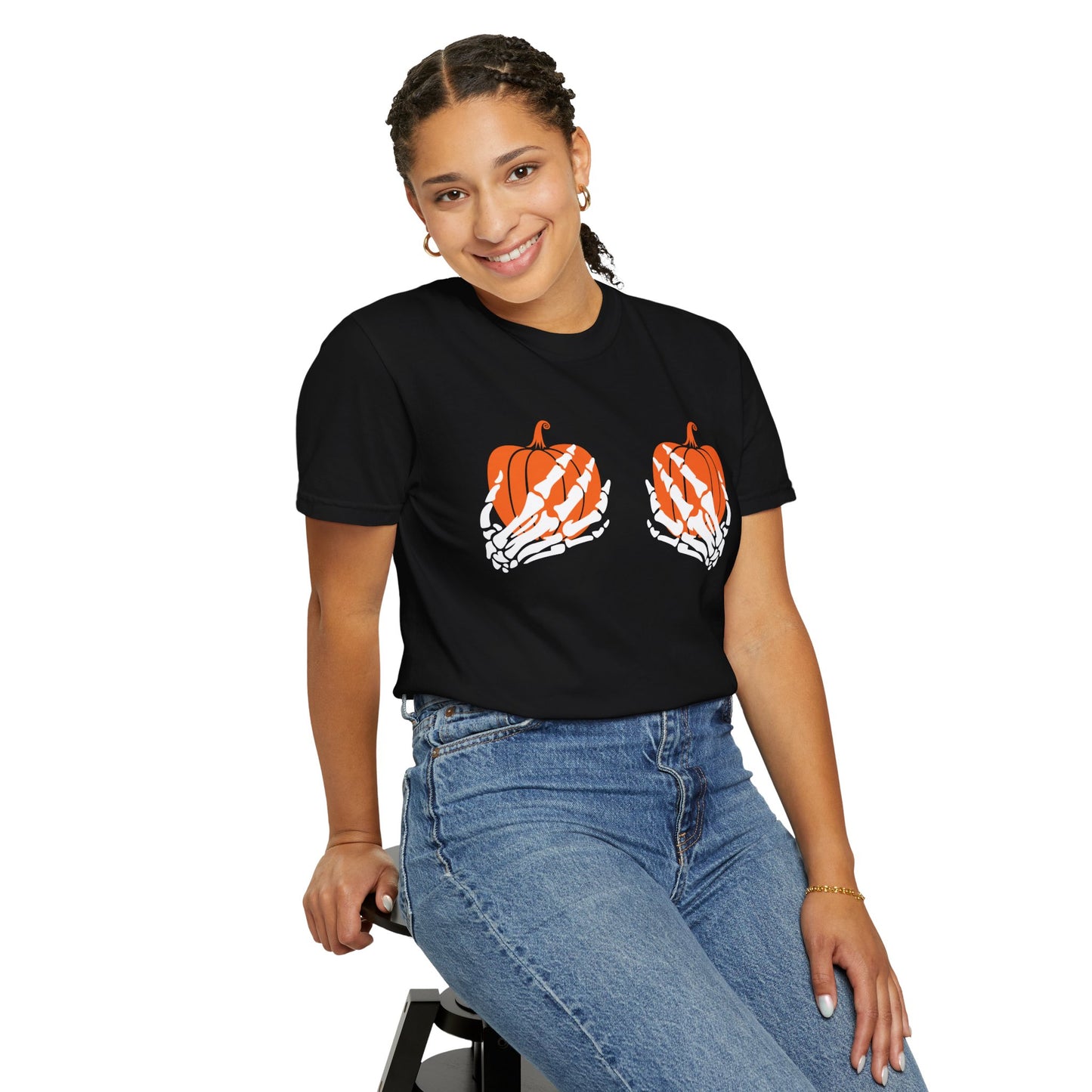 Pumpkin Grab Comfort Colors Tee