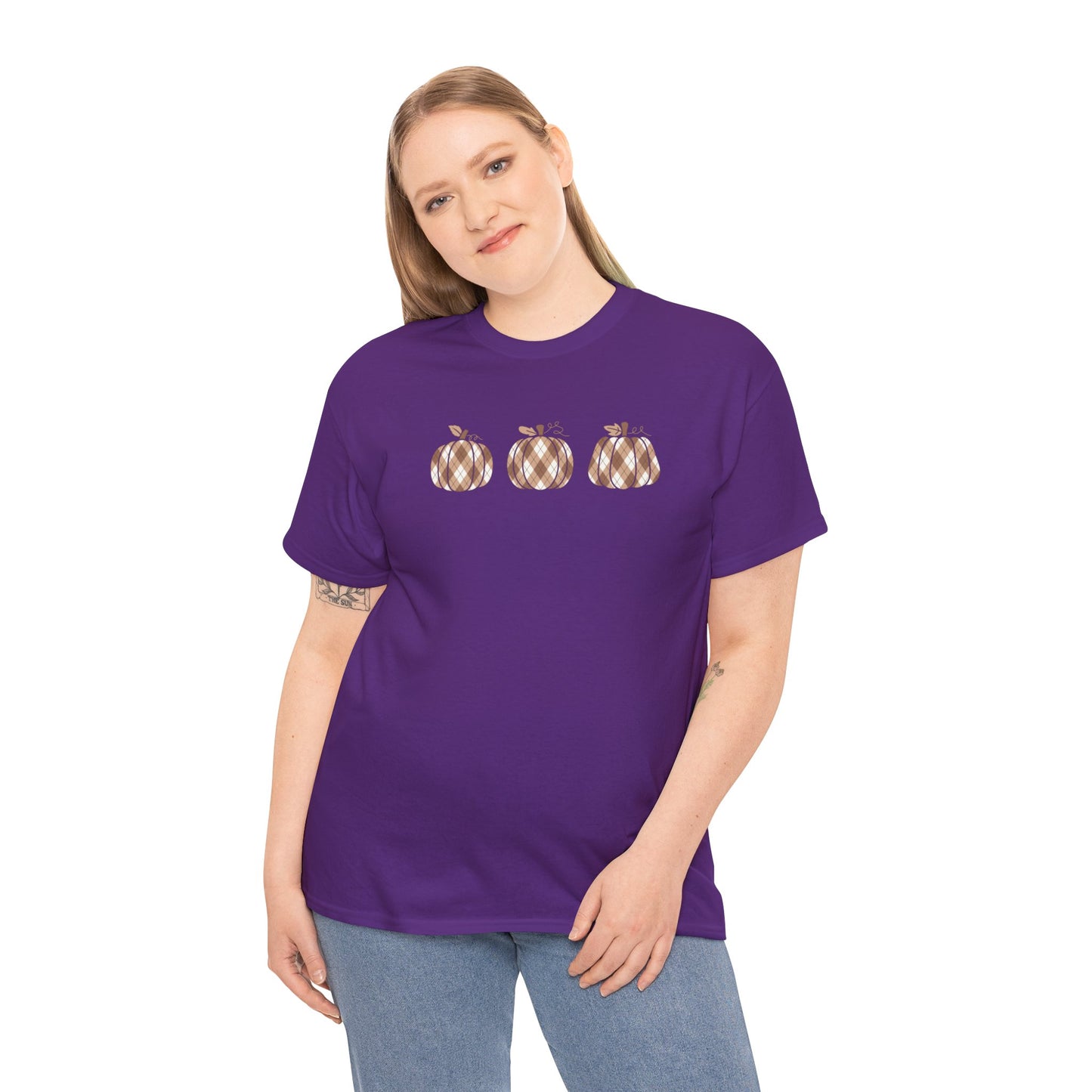 Plaid Pumpkins Unisex Tee