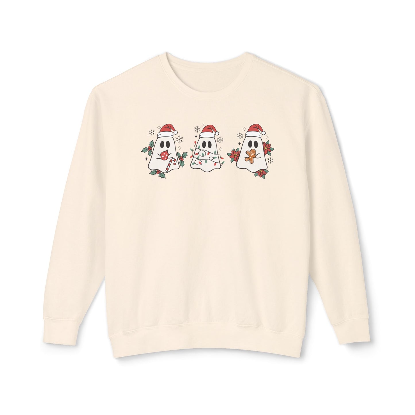 Christmas Ghosties Comfort Colors Sweatshirt