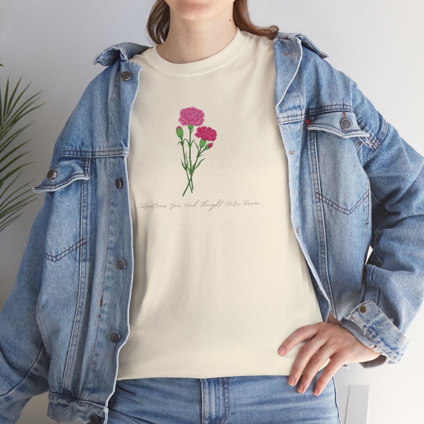 Carnations You Had Thought Were Roses Unisex Tee