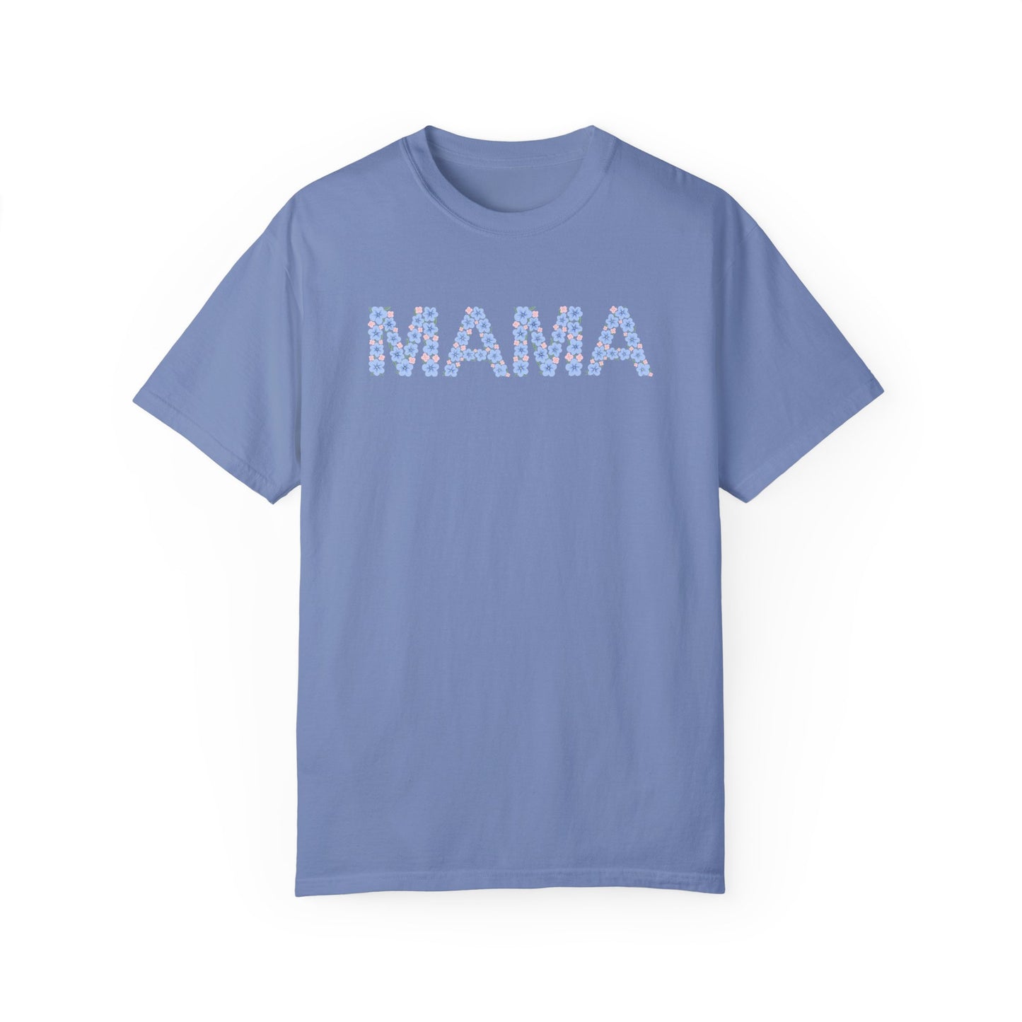 MAMA Floral Comfort Colors Tee