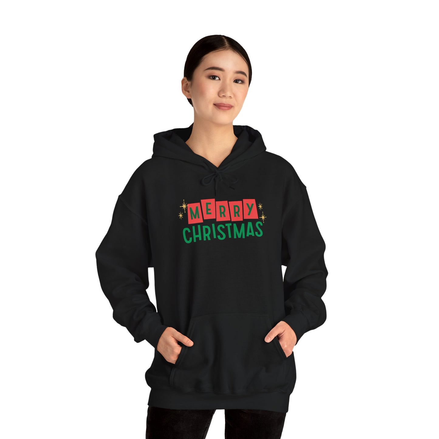 Retro Merry Christmas Unisex Hoodie