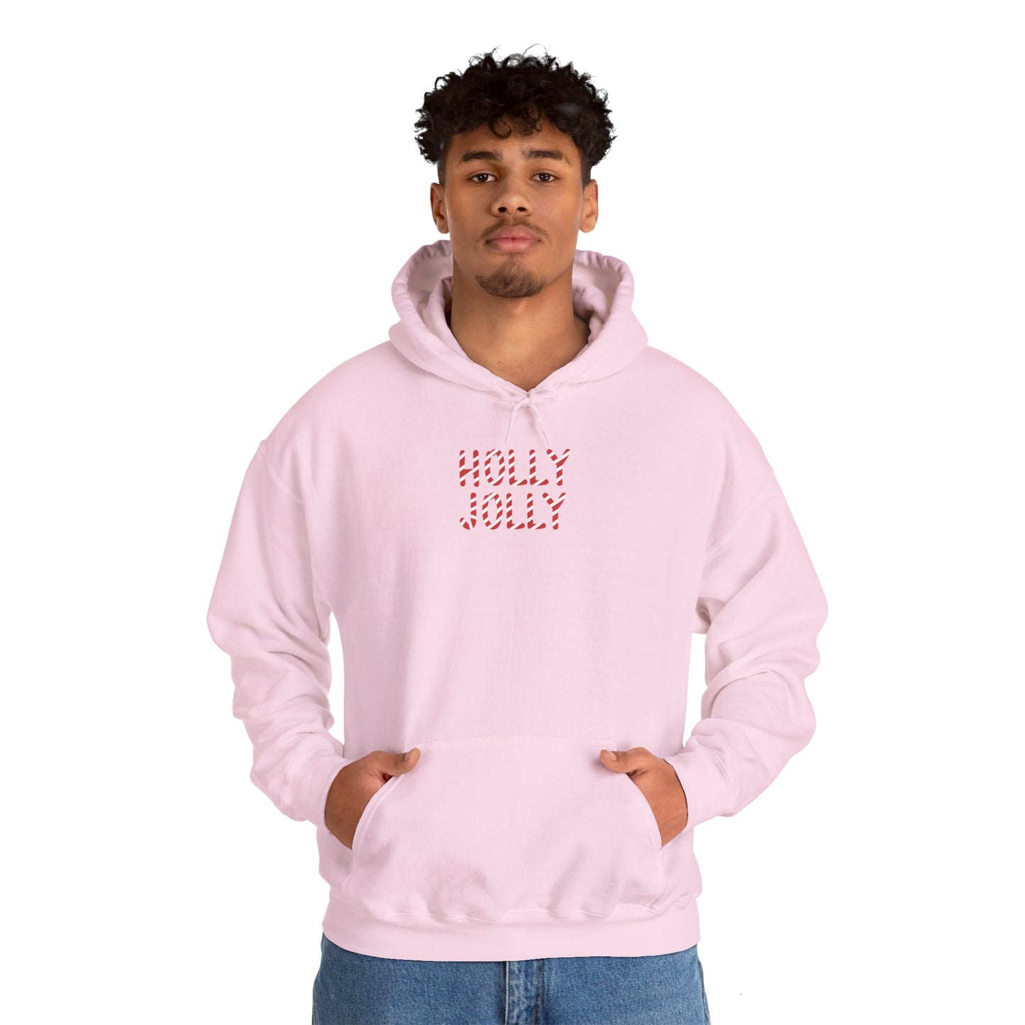 Holly Jolly Candy Cane Unisex Hoodie