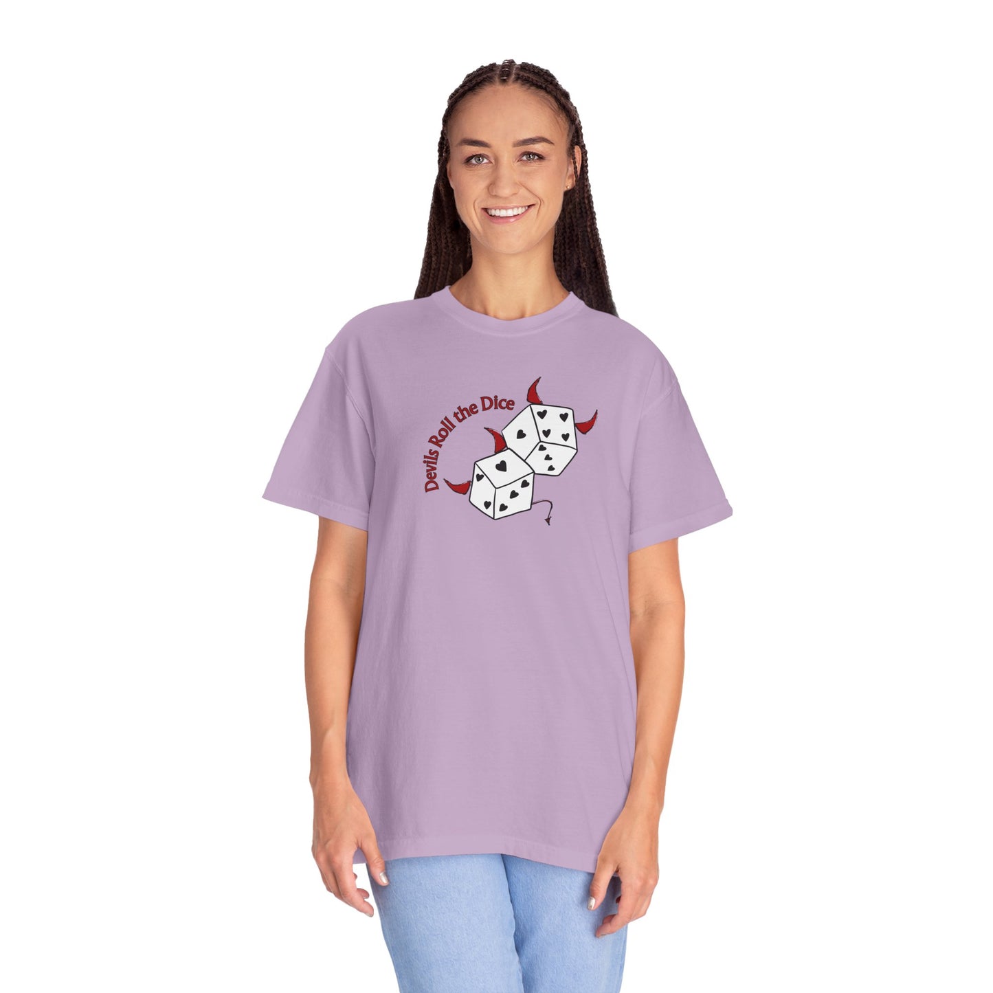 Devils Roll The Dice Comfort Colors Tee