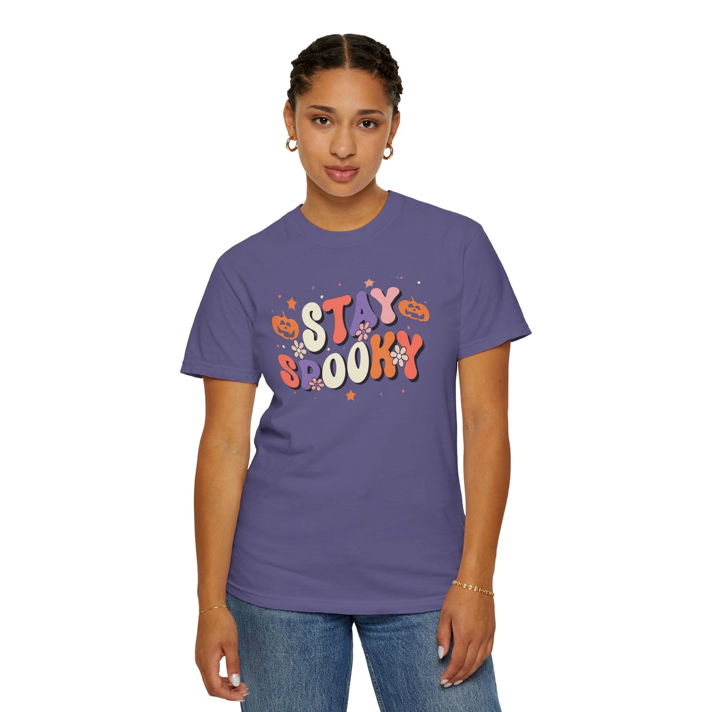 Stay Spooky Girly Comfort Colors Tee