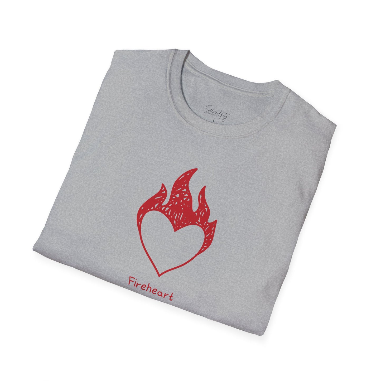 Fireheart Hand-drawn Soft Style Tee