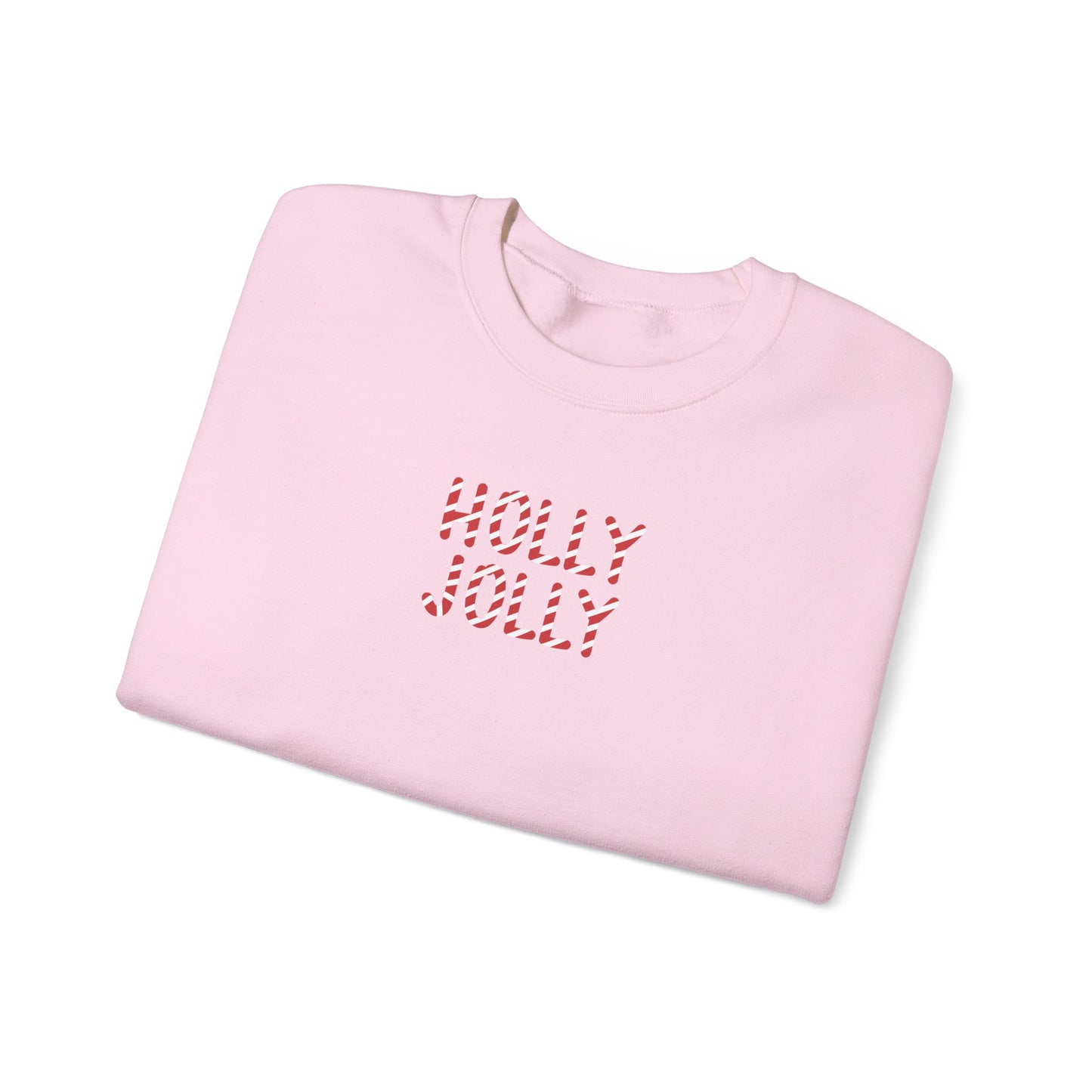 Holly Jolly Candy Cane Unisex Crewneck