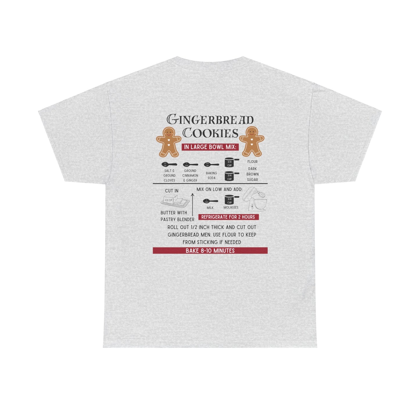 Gingerbread Cookie Recipe Unisex Tee