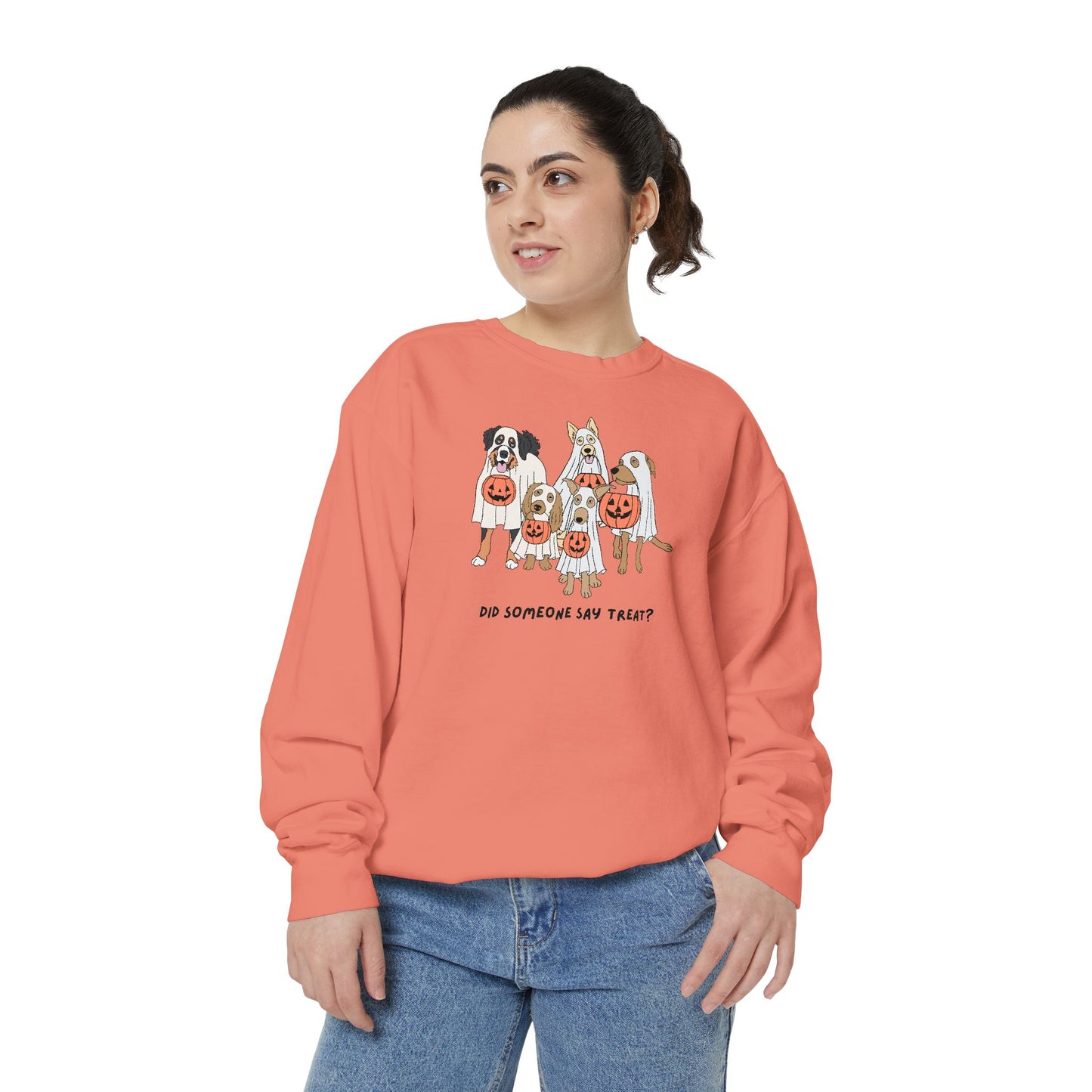 Did Someone Say Treat? Comfort Colors Sweatshirt