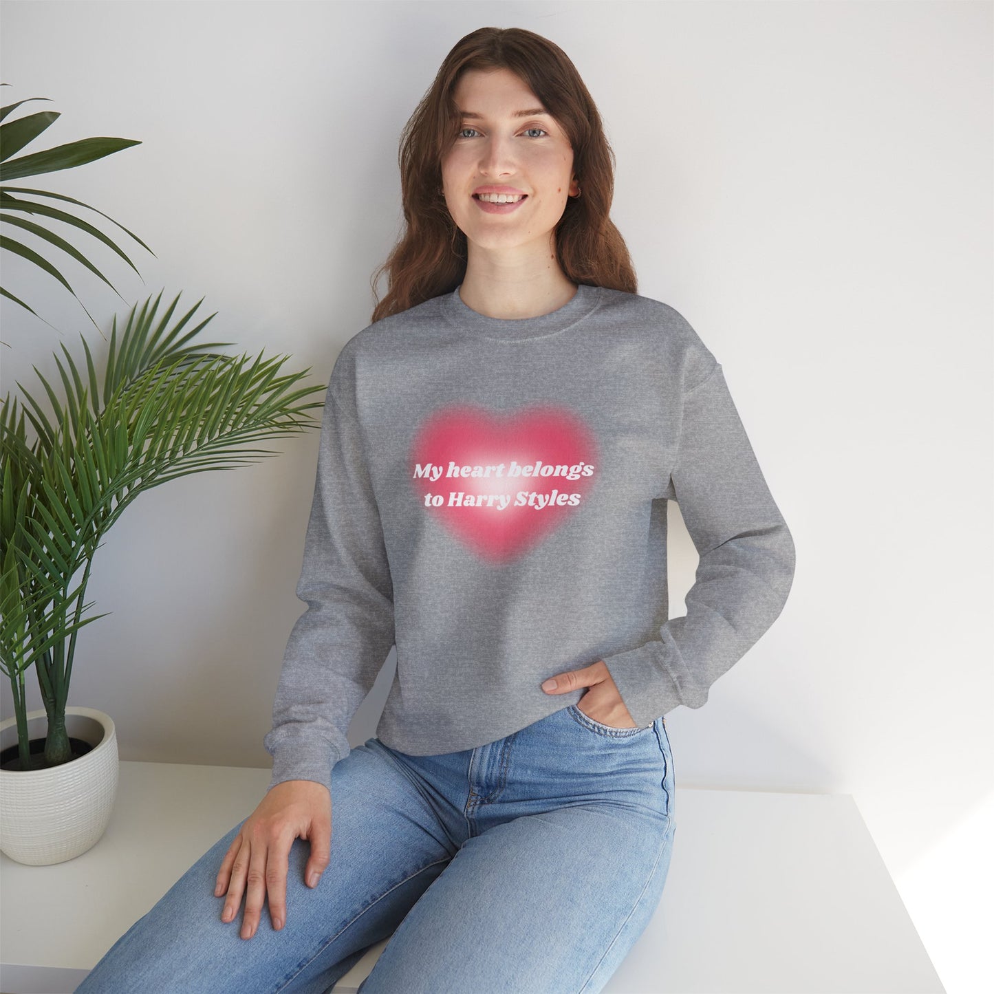 My Heart Belongs to Harry Styles Unisex Crewneck