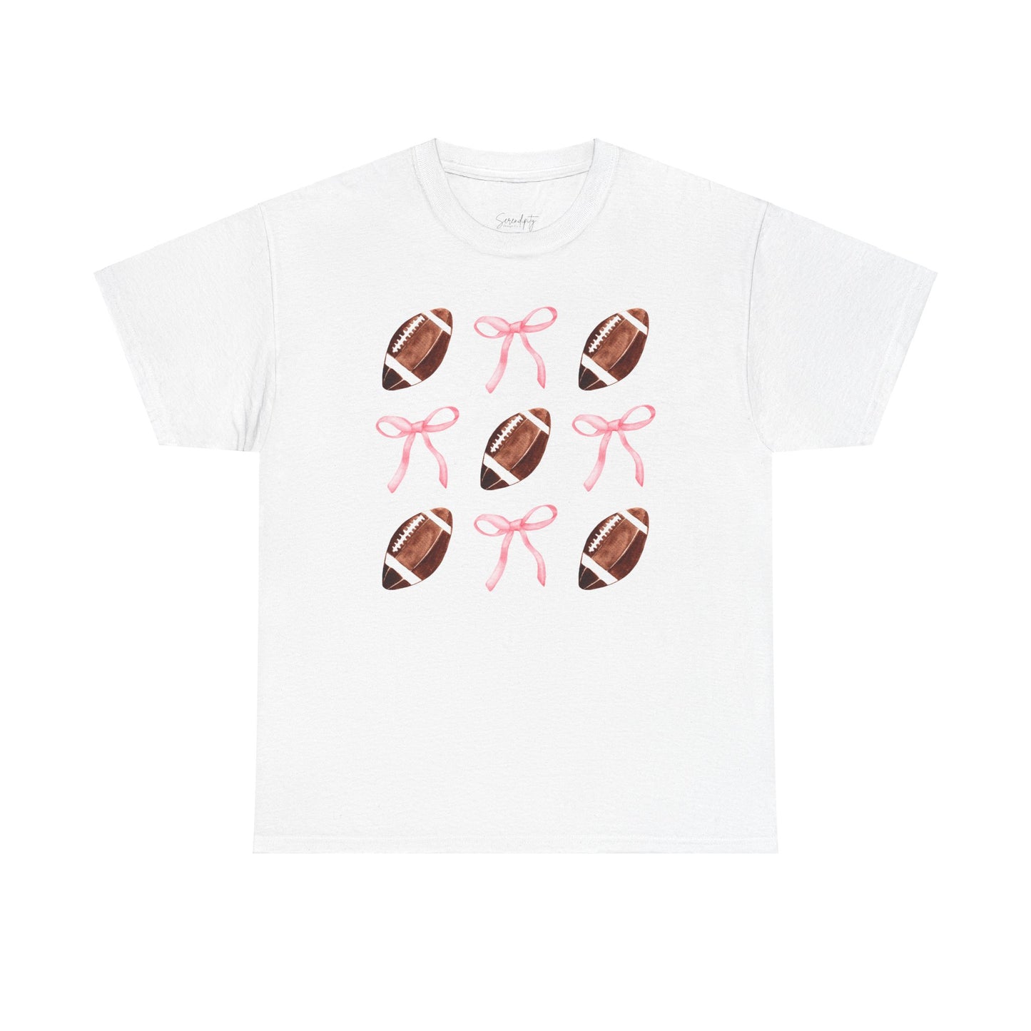 Football Bows Unisex Tee