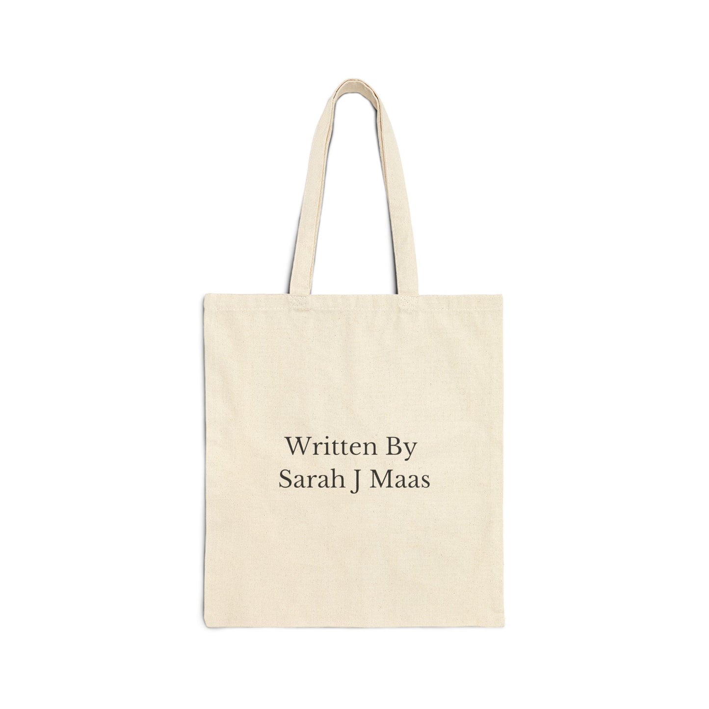 Written By Sarah J Maas Black Cotton Tote Bag