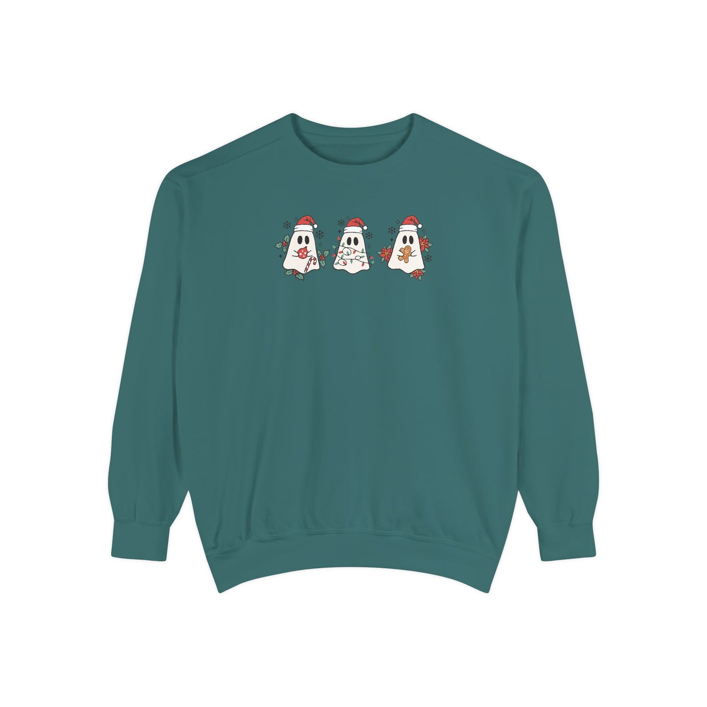 Christmas Ghosties Comfort Colors Sweatshirt