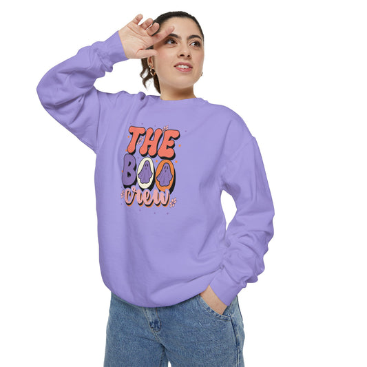 The Boo Crew Girly Comfort Colors Sweatshirt