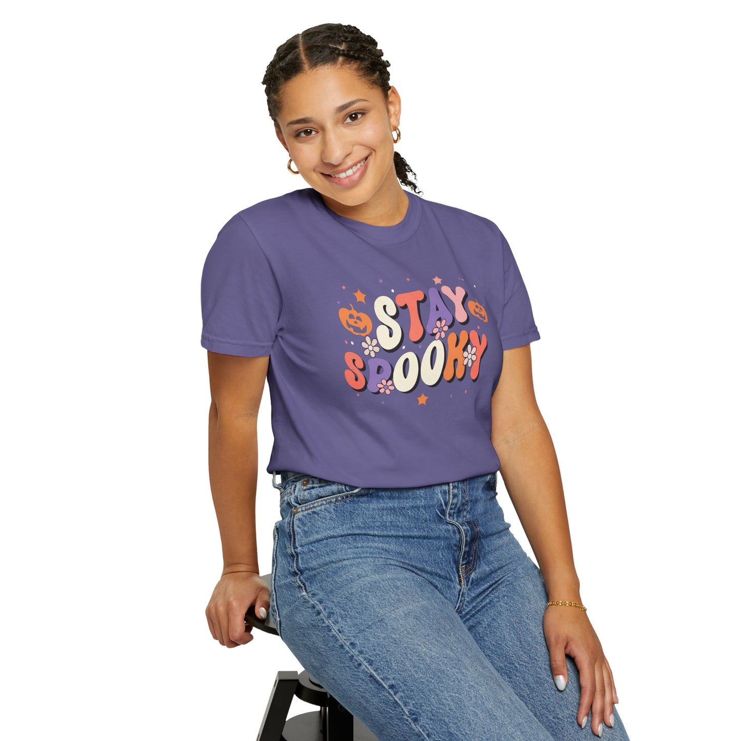 Stay Spooky Girly Comfort Colors Tee