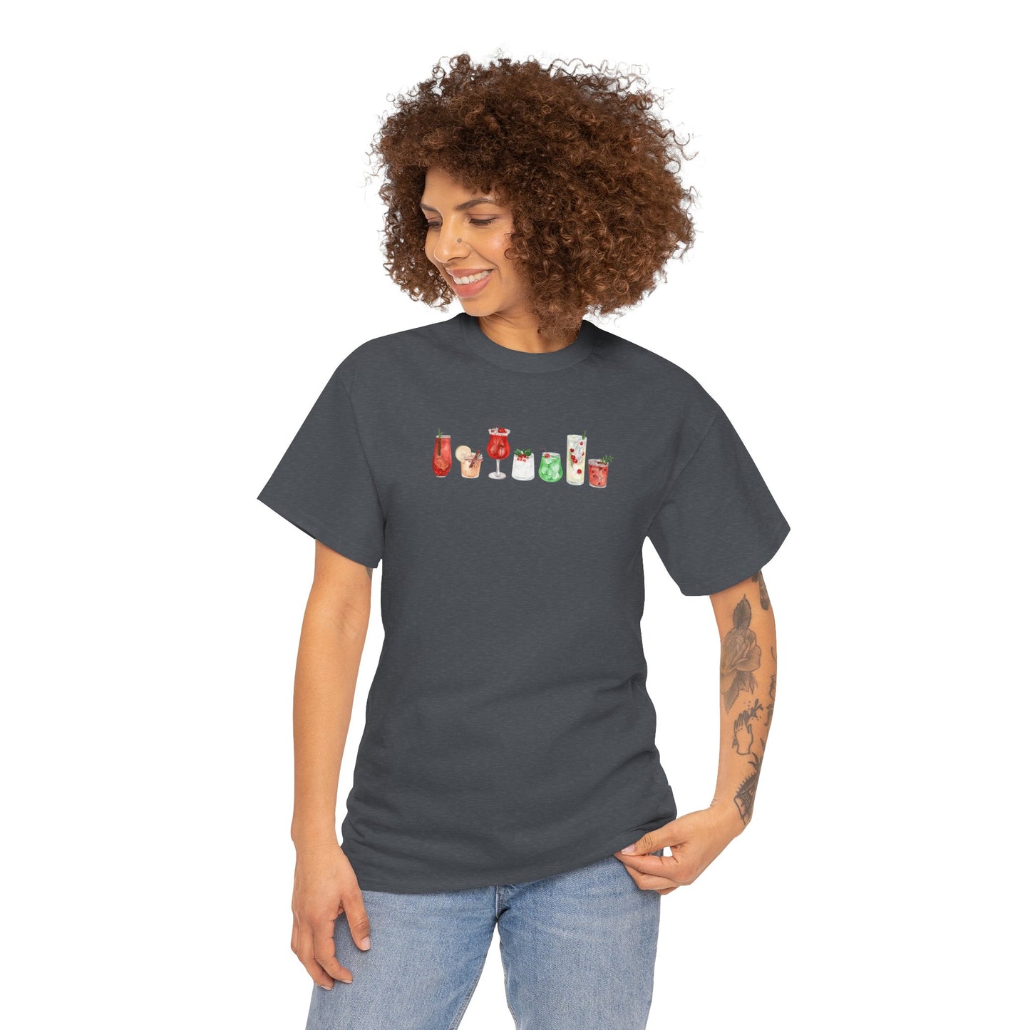 Christmas Cocktails Unisex Tee