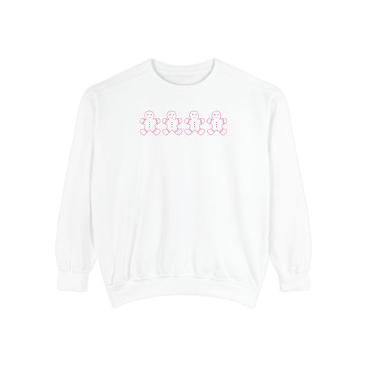 Pink Gingerbread Comfort Colors Sweatshirt