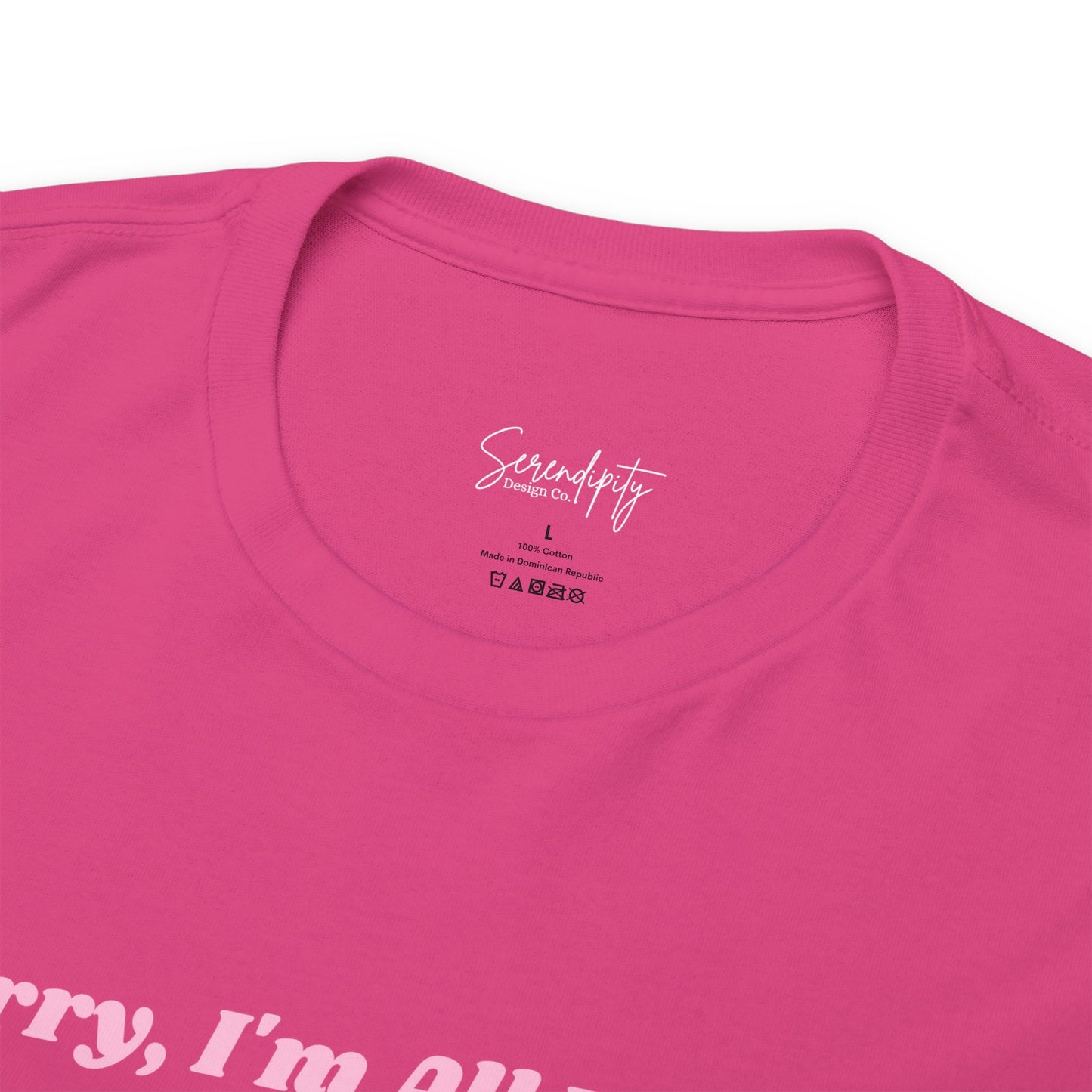 Sorry, I'm All Booked Unisex Tee