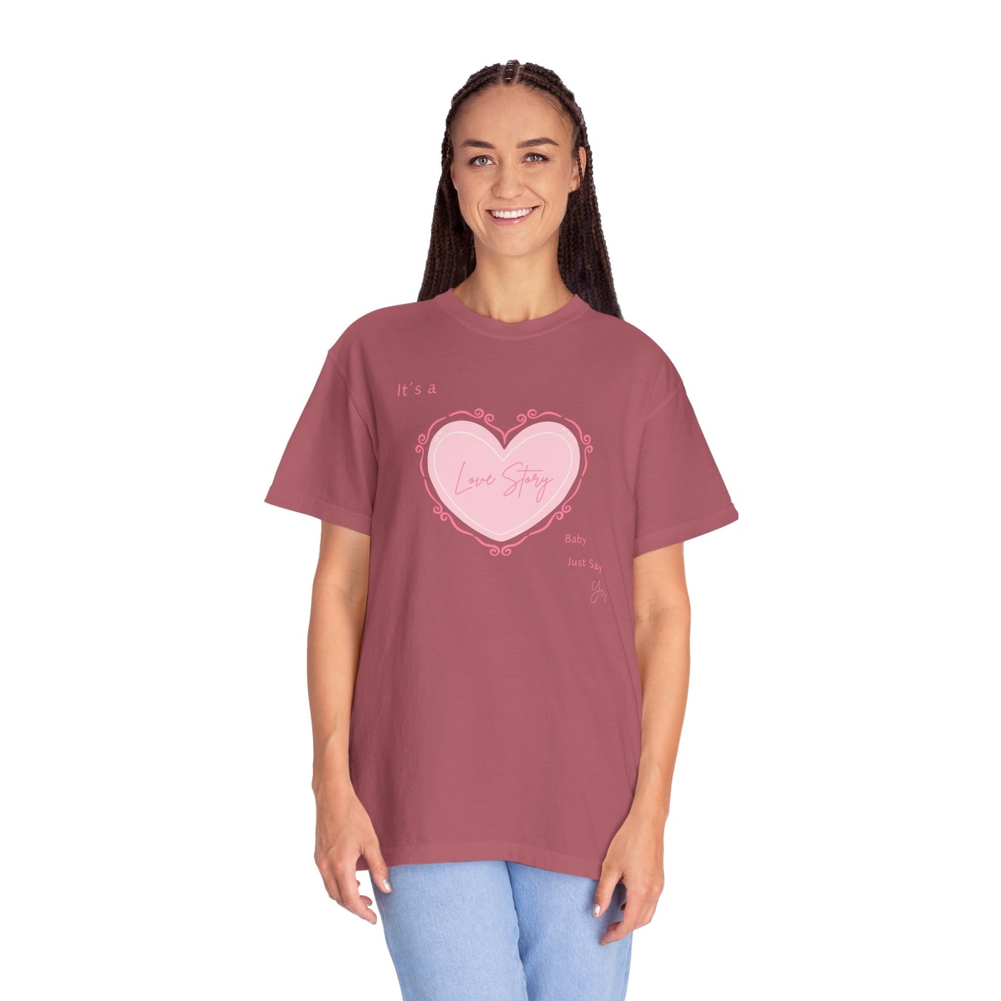 Love Story Coquette Comfort Colors Tee