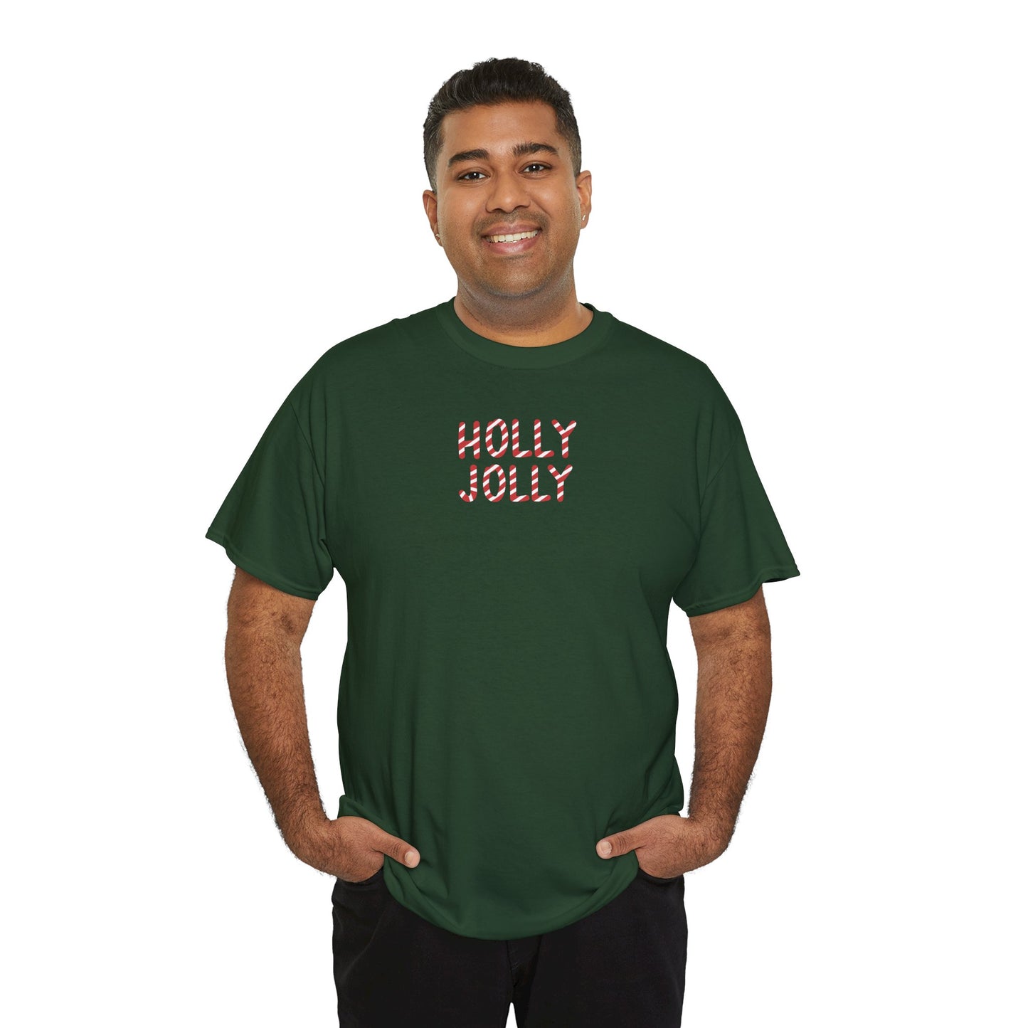 Holly Jolly Candy Cane Unisex Tee