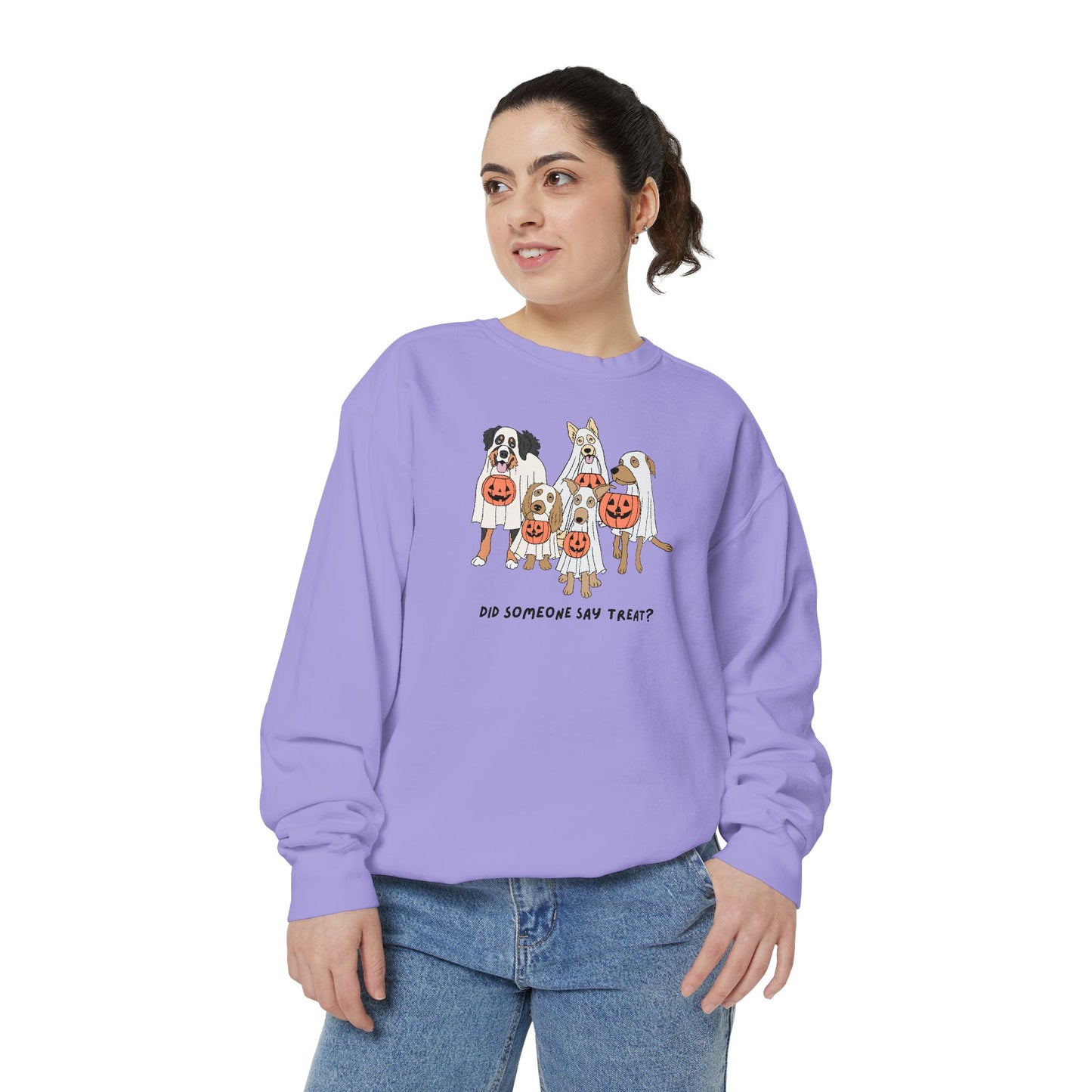 Did Someone Say Treat? Comfort Colors Sweatshirt