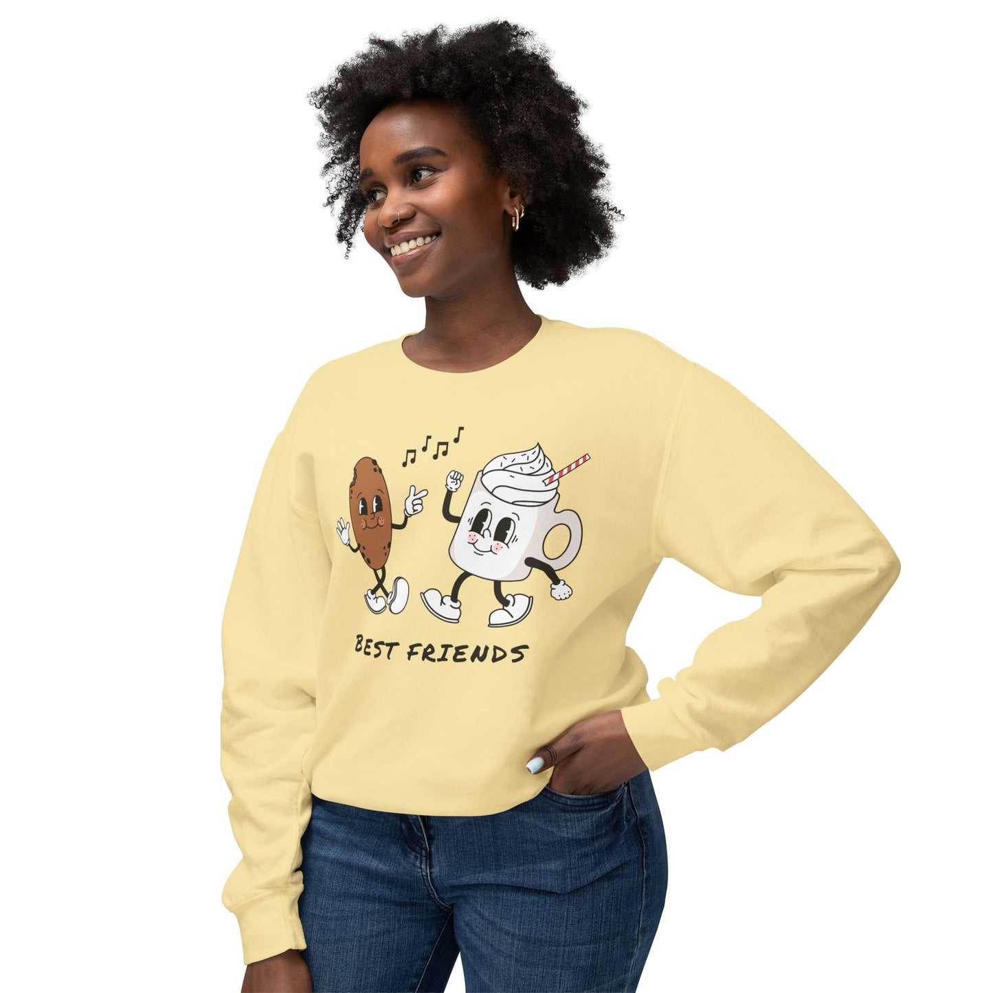 Milk & Cookies Best Friends Comfort Colors Sweatshirt