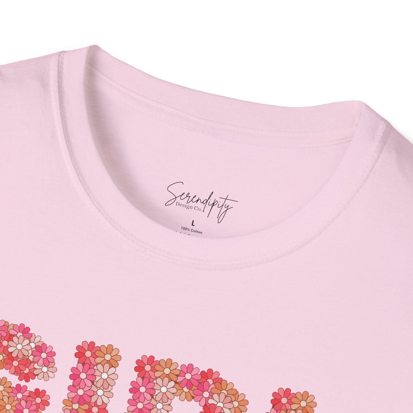 Girl Mama Retro Floral Soft Style Tee