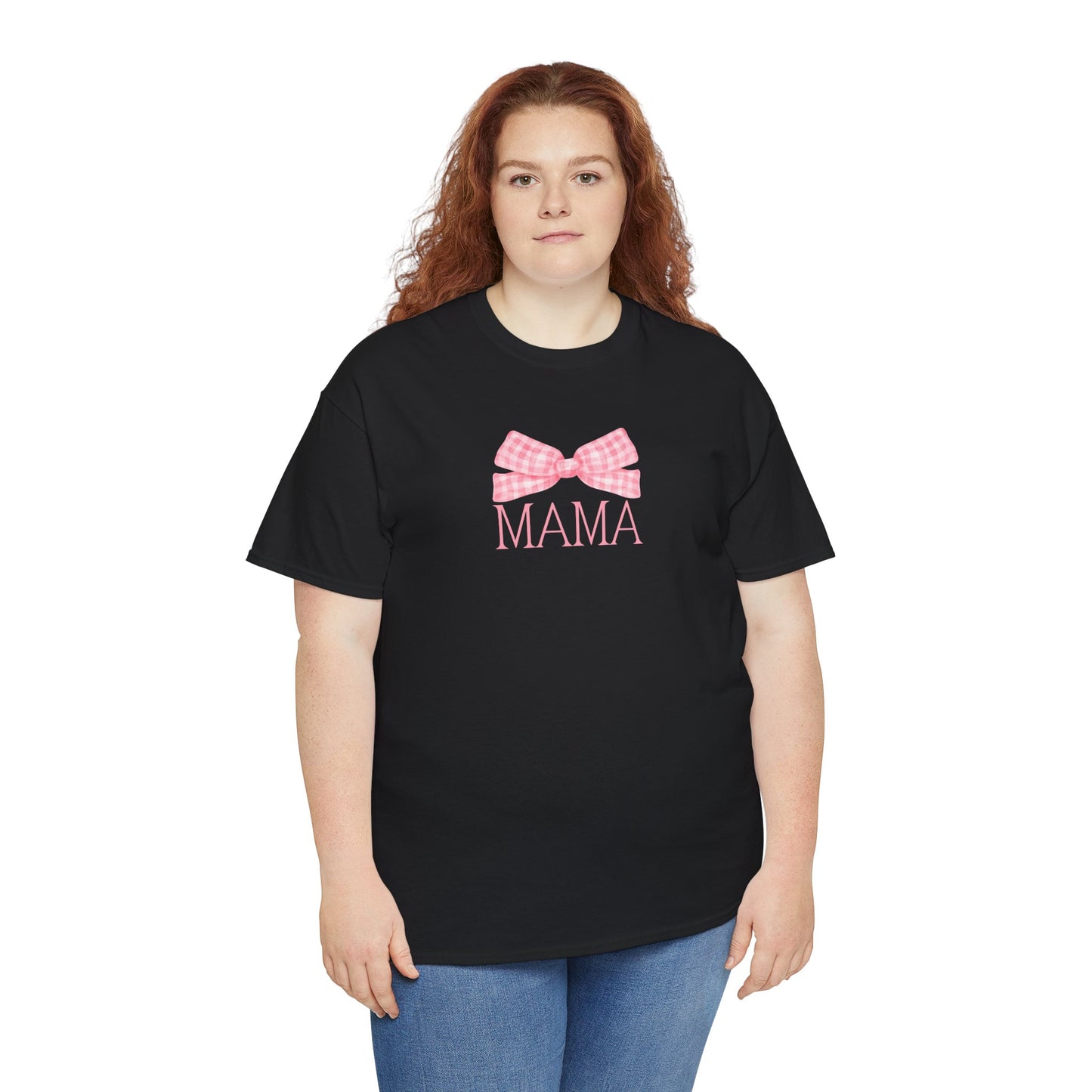 Mama Pink Bow Unisex Tee