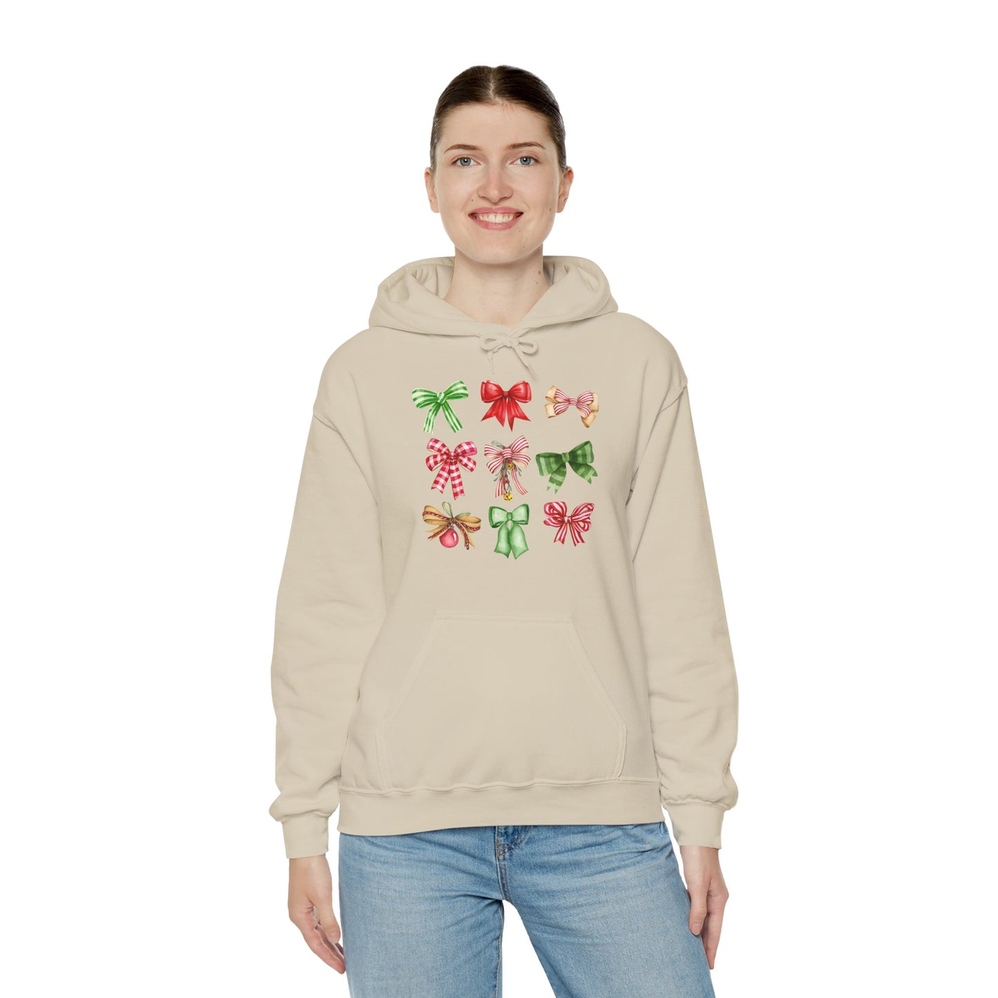 Christmas Bows Unisex Hoodie